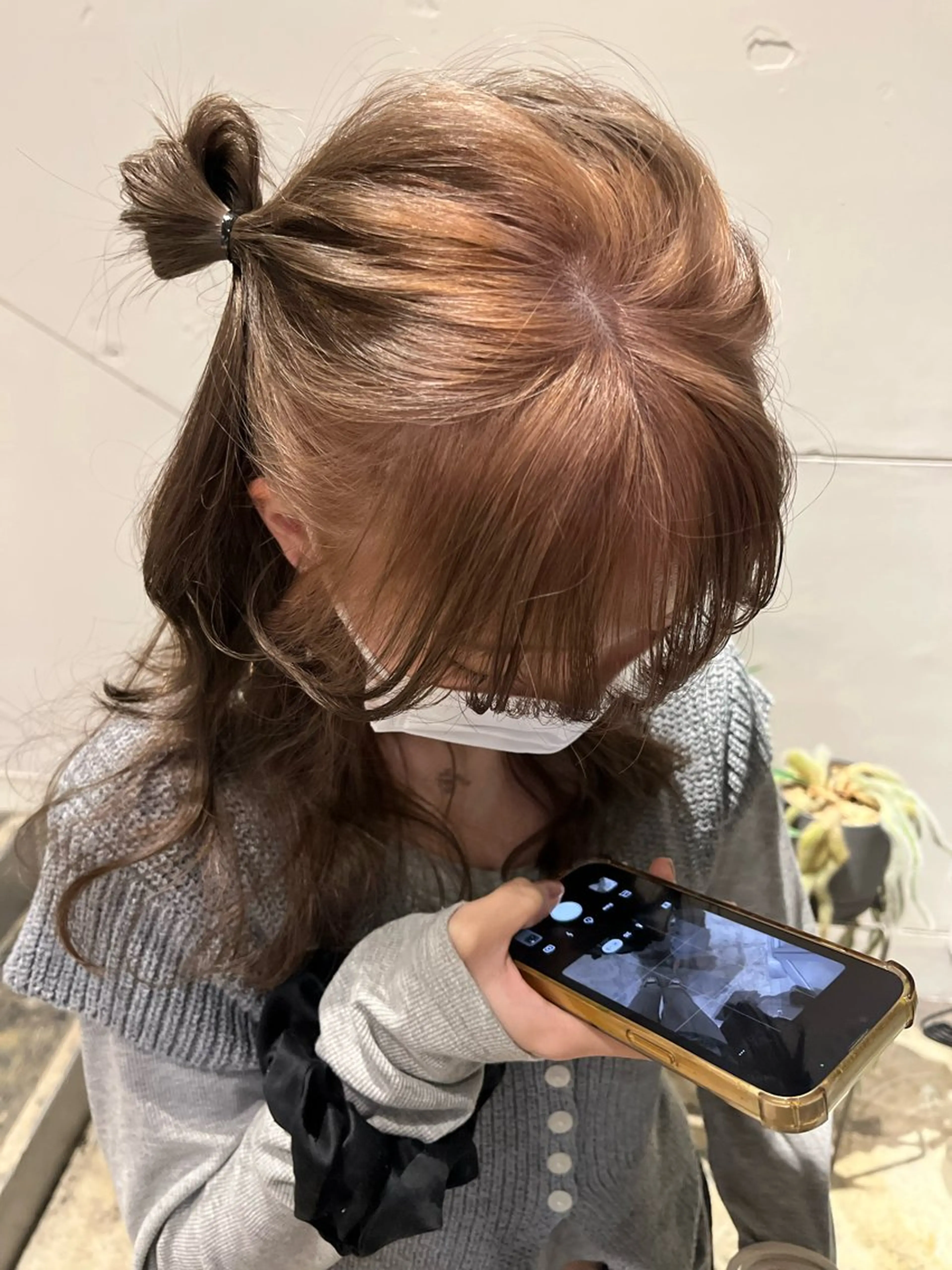 カラー メンズ 藤井 美歩/赤髪のヘアスタイル