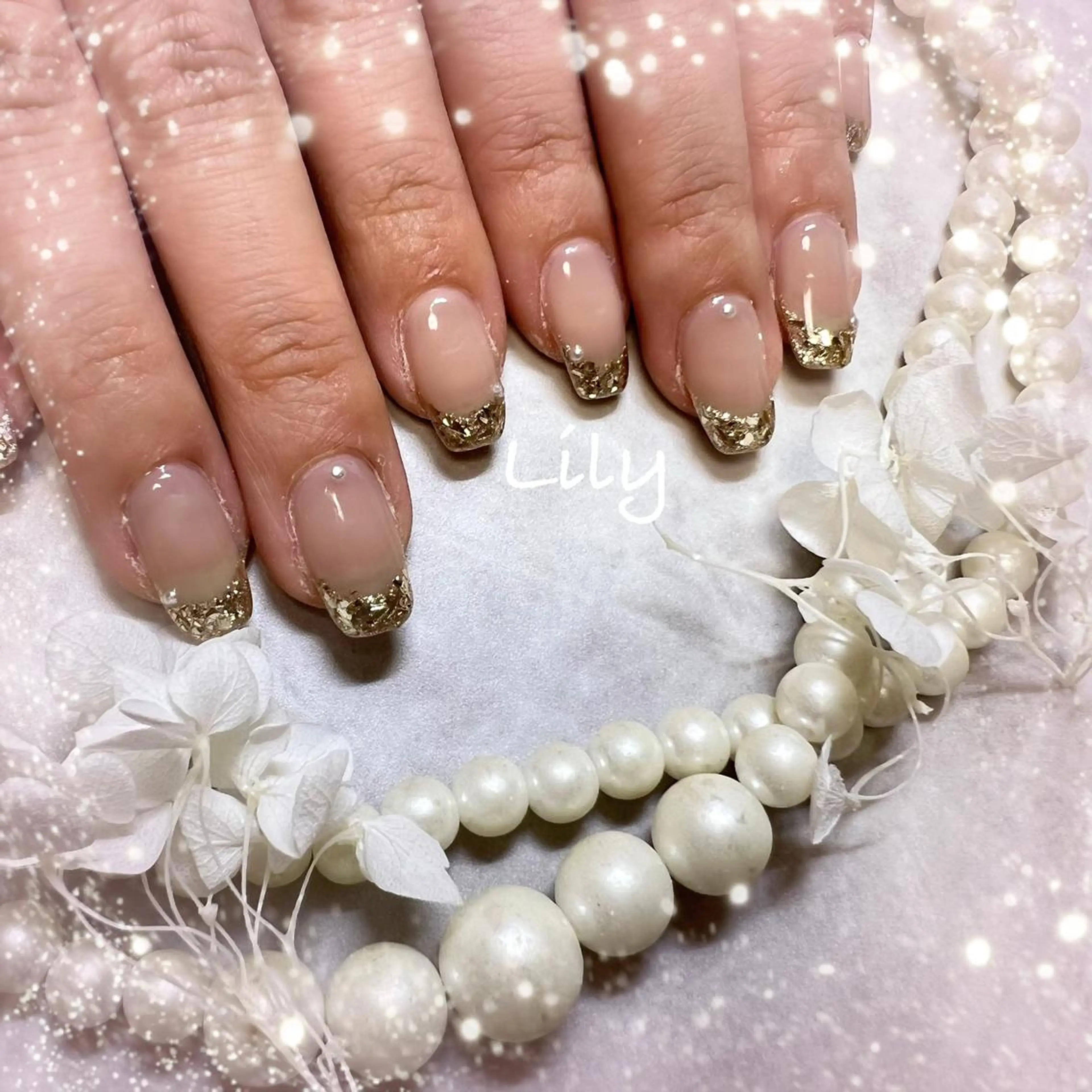ネイル ハンドネイル Lily*nail 🌻Mii🌻のネイルデザイン