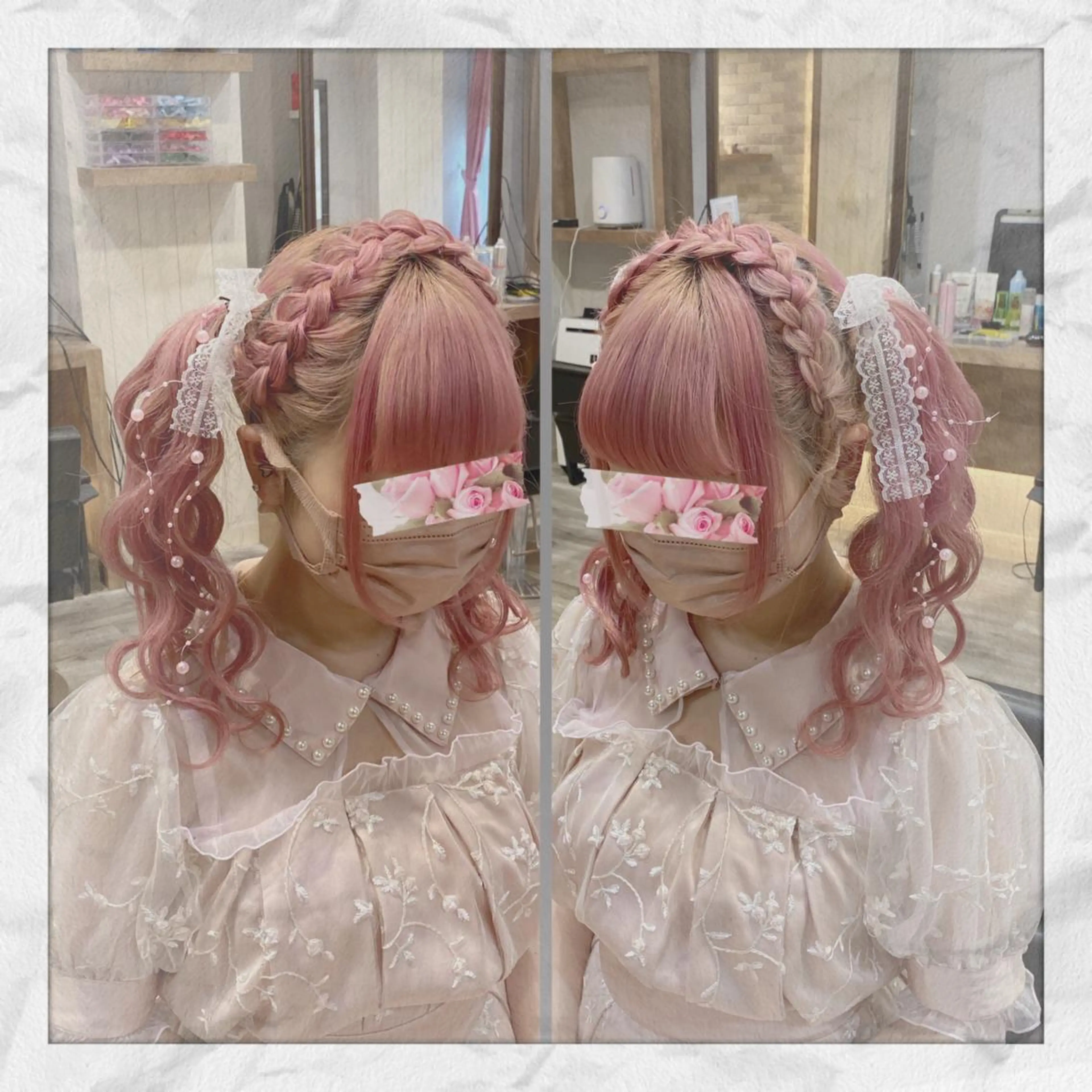 セミロング ヘアアレンジ ヘアセット ヘアセット/着付け 𓇼 松本 夏美𓇼のヘアスタイル