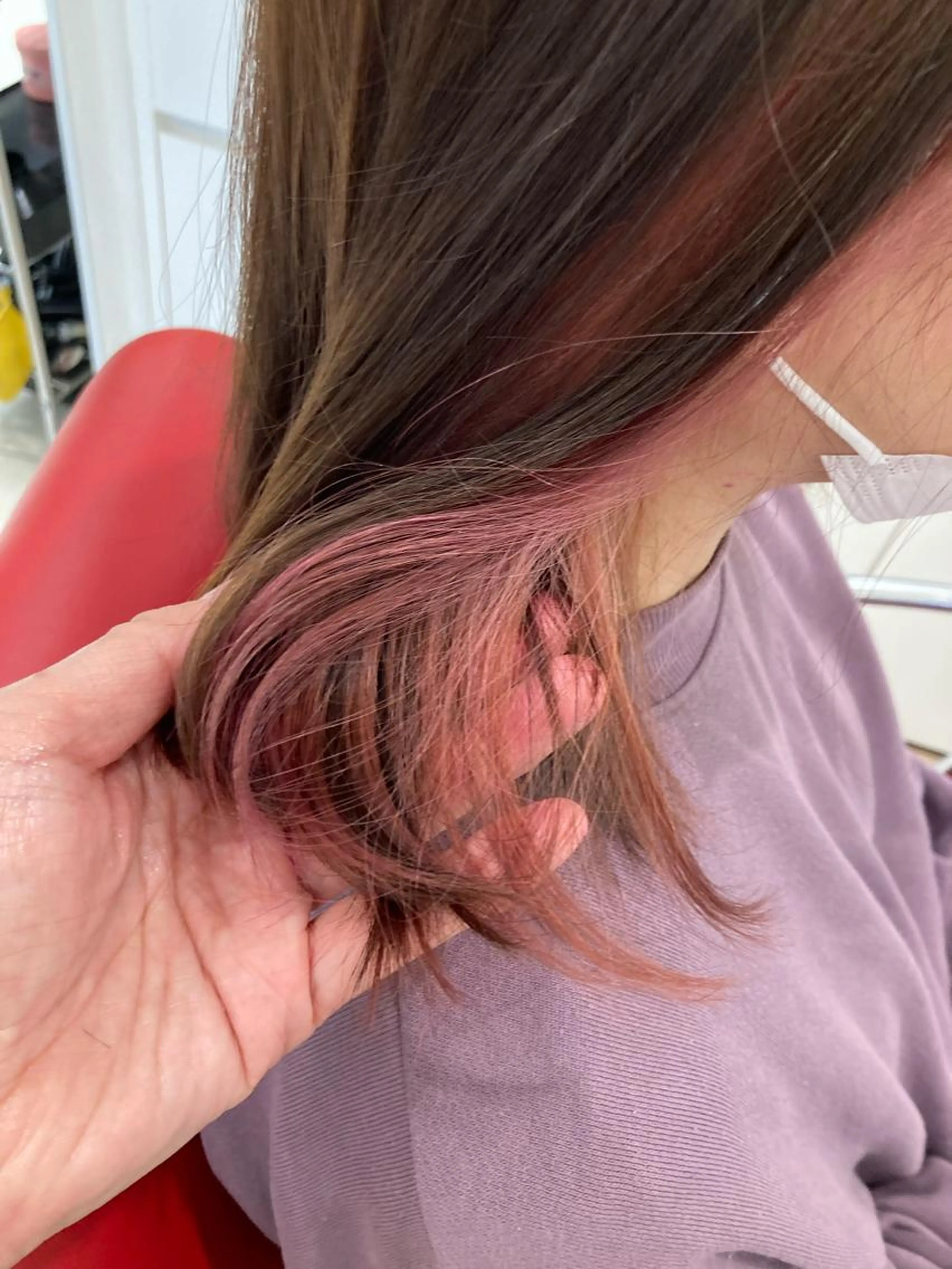 インナーカラー&トリートメント&ヘアオイルプレゼントの写真