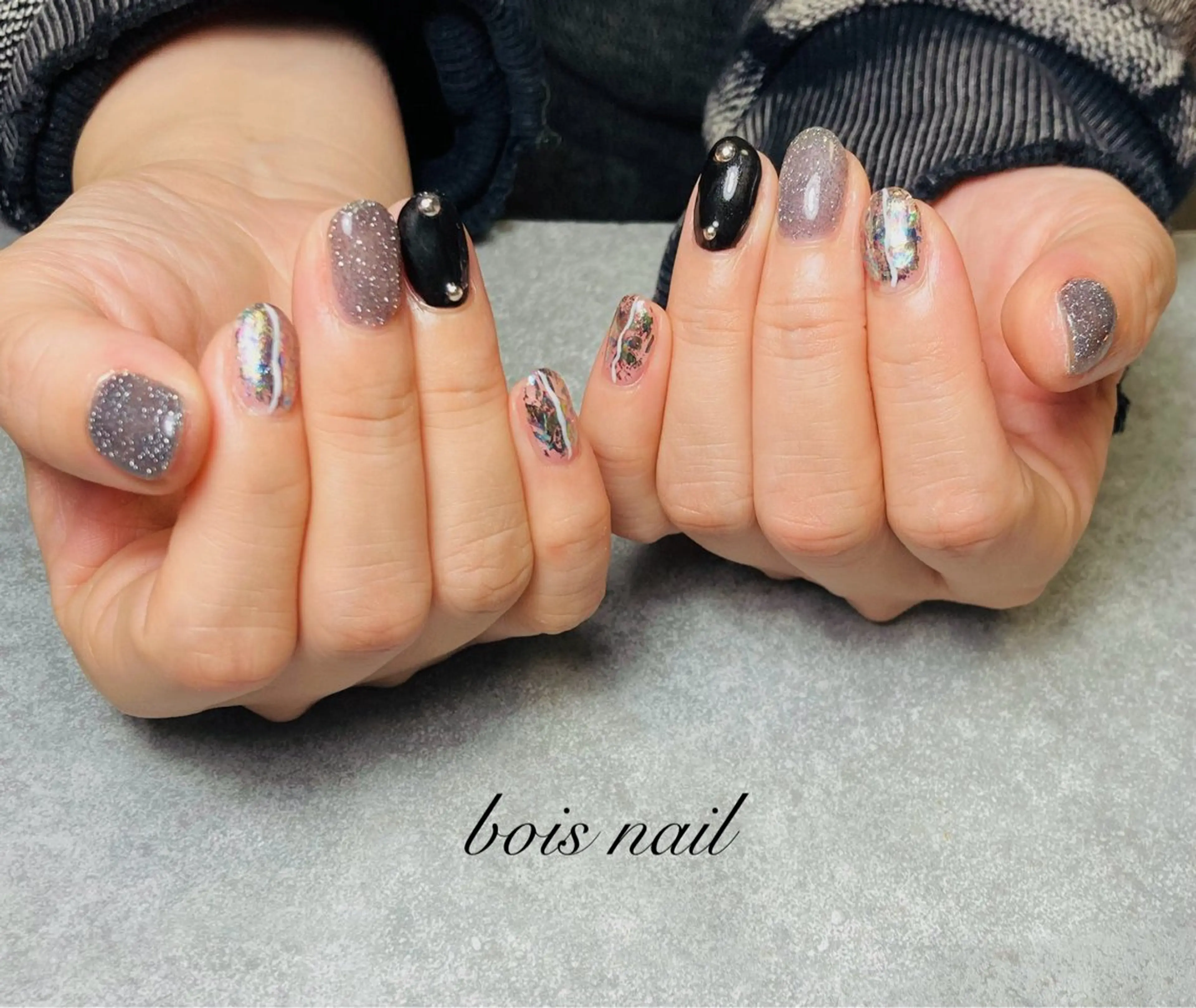 ネイル ハンドネイル bois nail ボワネイル北巽のネイルデザイン