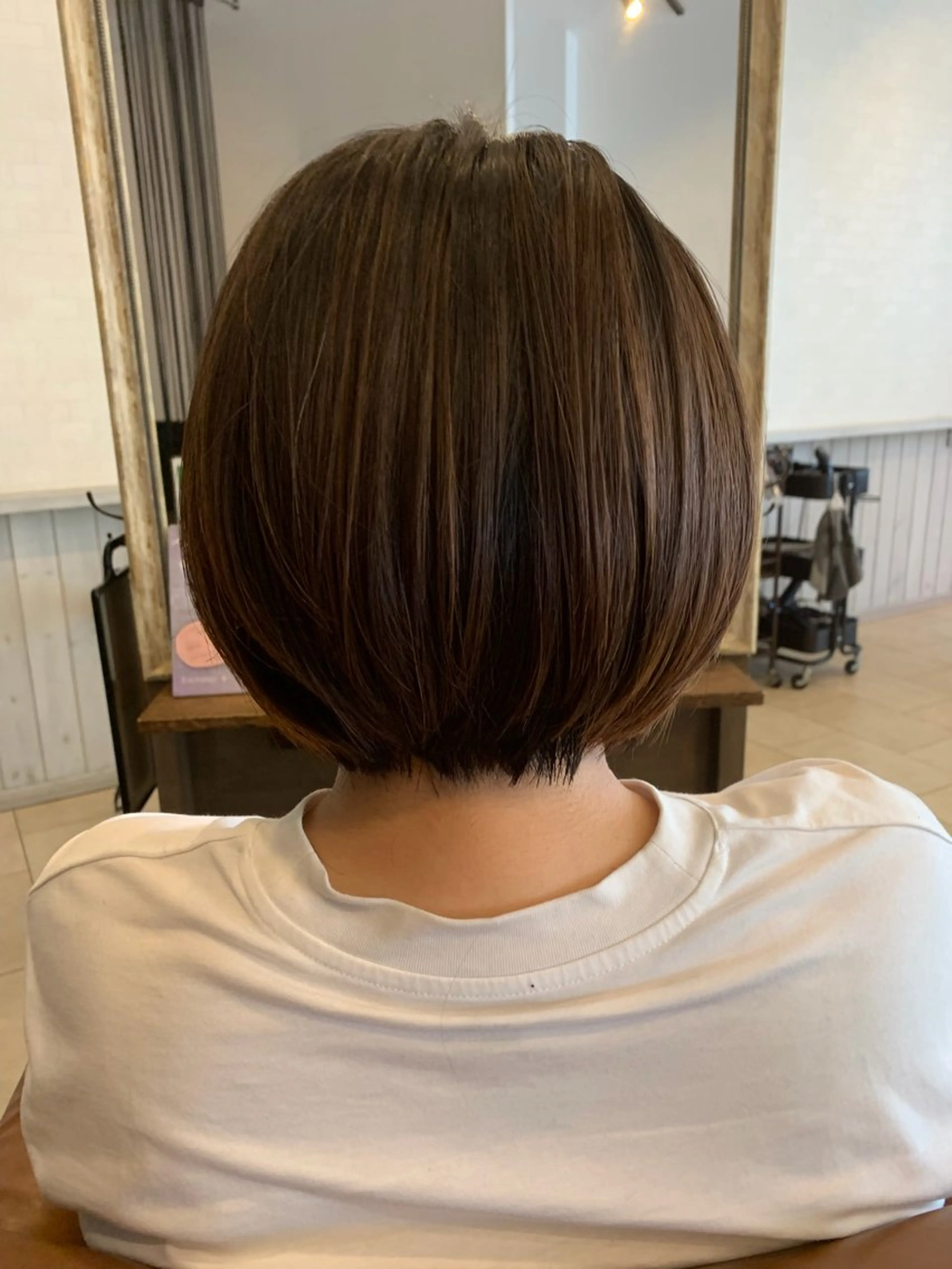 【全員】カット✂️+カラー（肩下+1100）+3ステップトリートメント　おしゃれ染め⭕️白髪染め⭕️の写真