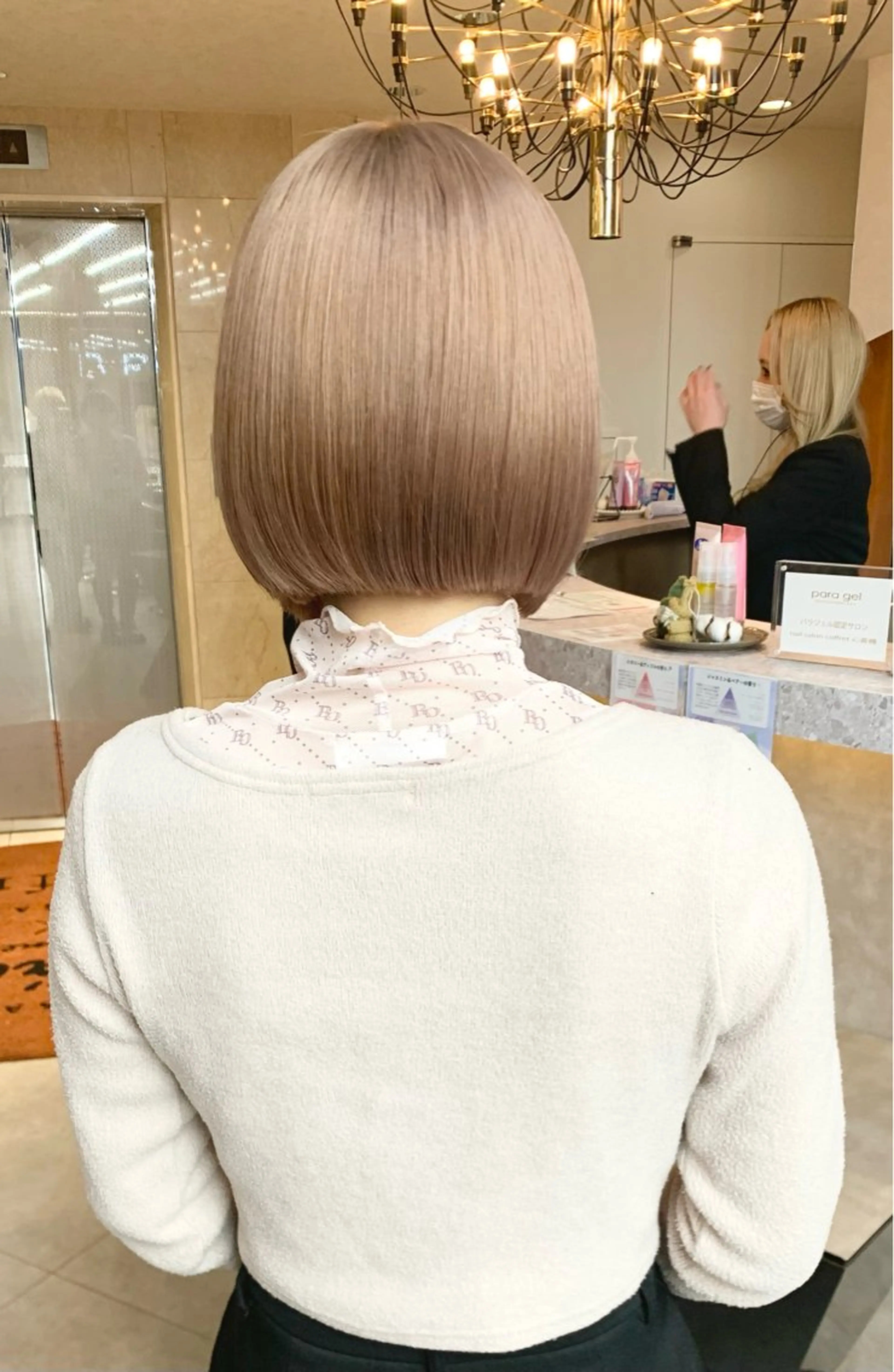 ショート カラー りん 🎀韓国スタイルのヘアスタイル