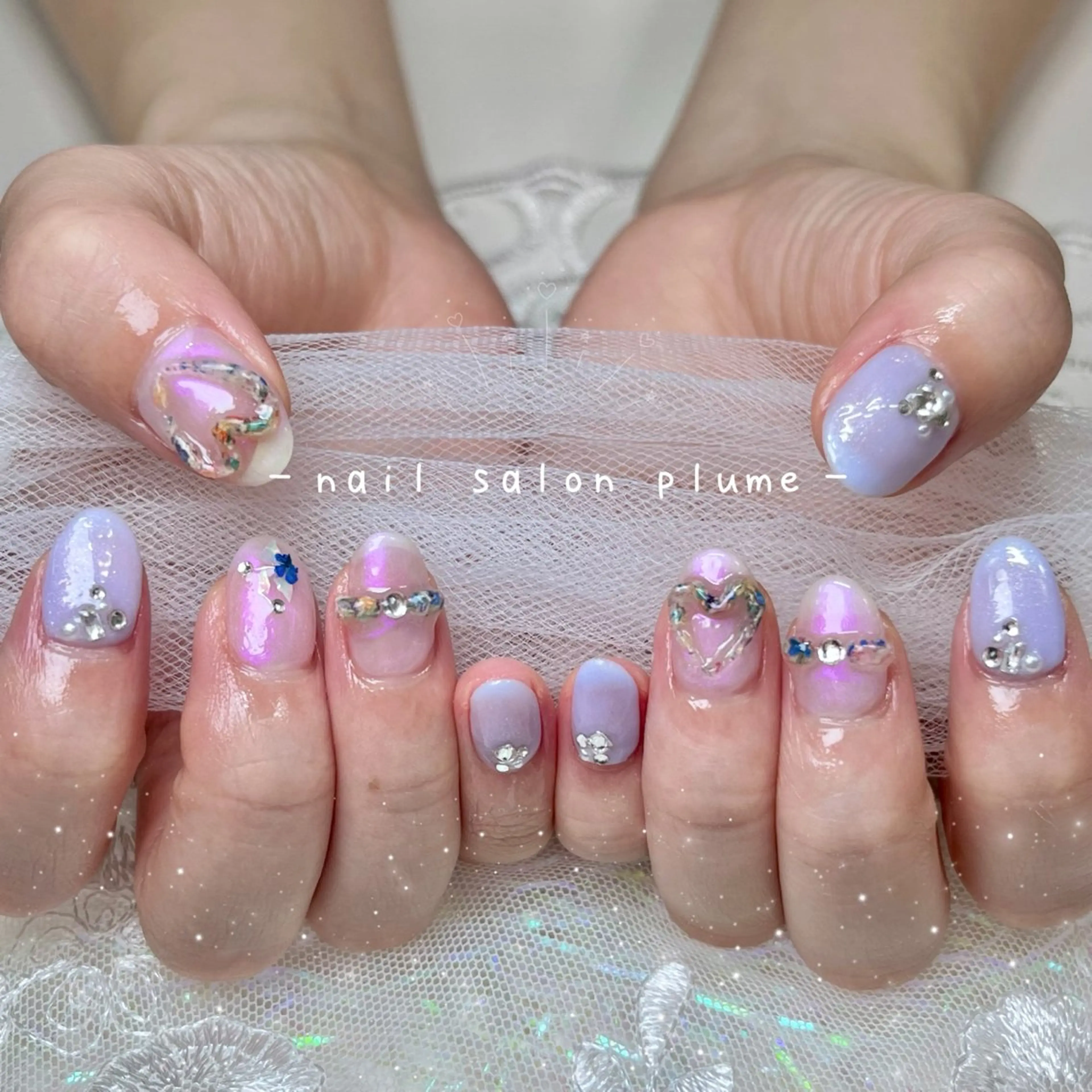 ネイル ハンドネイル plume nail ☆韓国ネイルのネイルデザイン