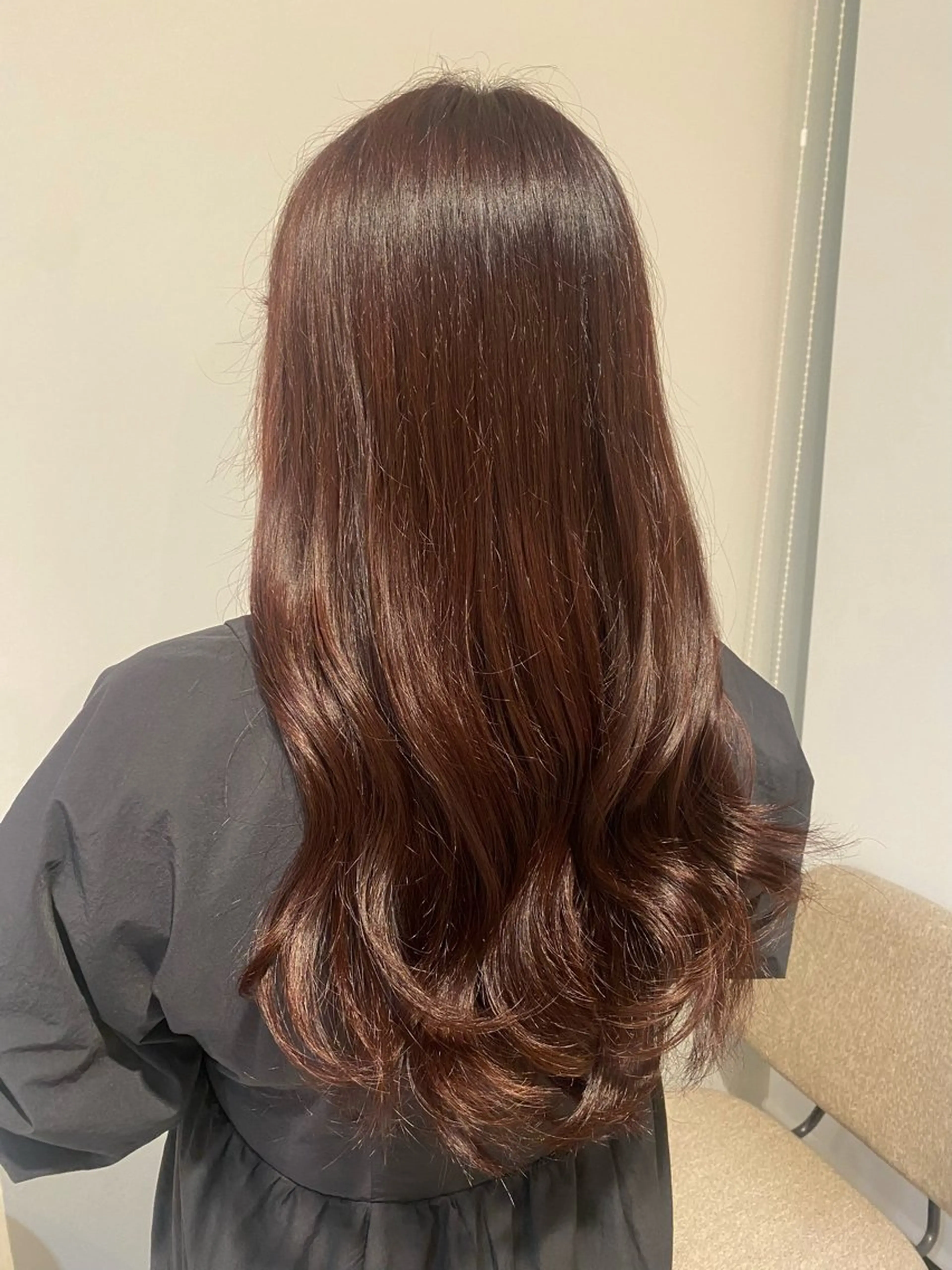 ロング カラー 鈴木 りやのヘアスタイル