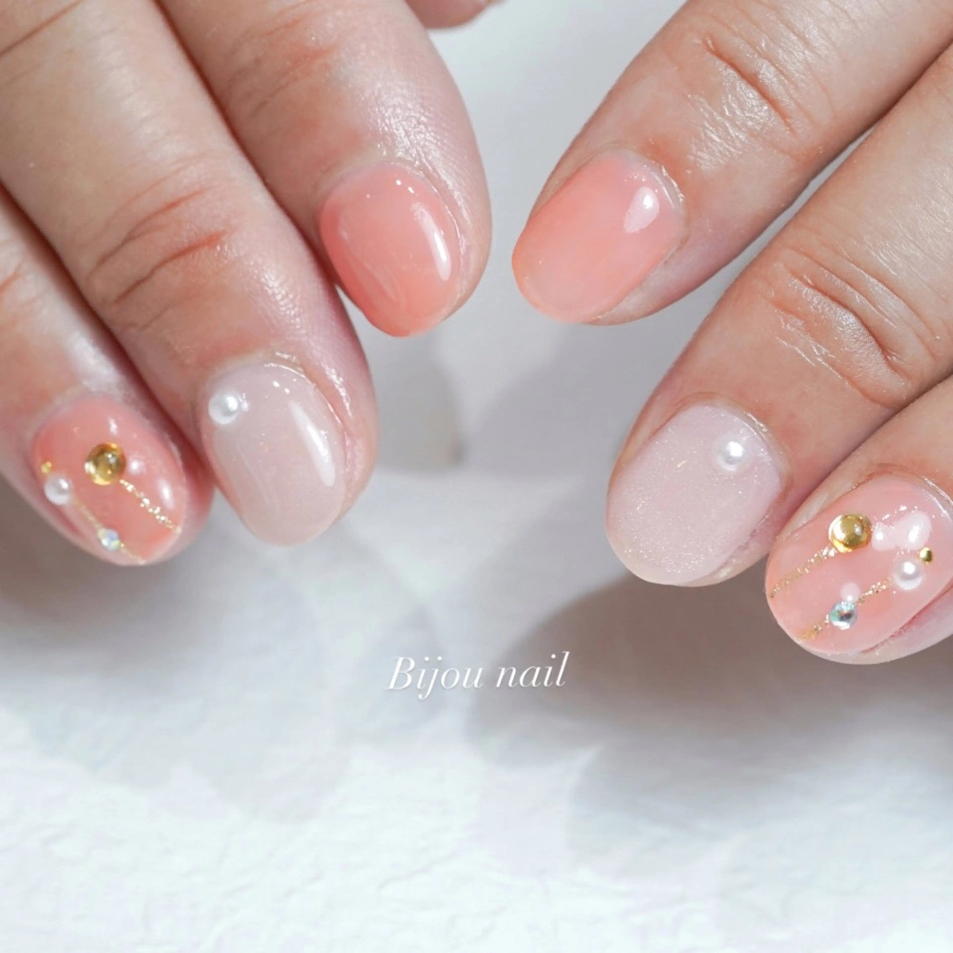 ショート ハンドネイル Re nail所属・Re nailのネイルデザイン