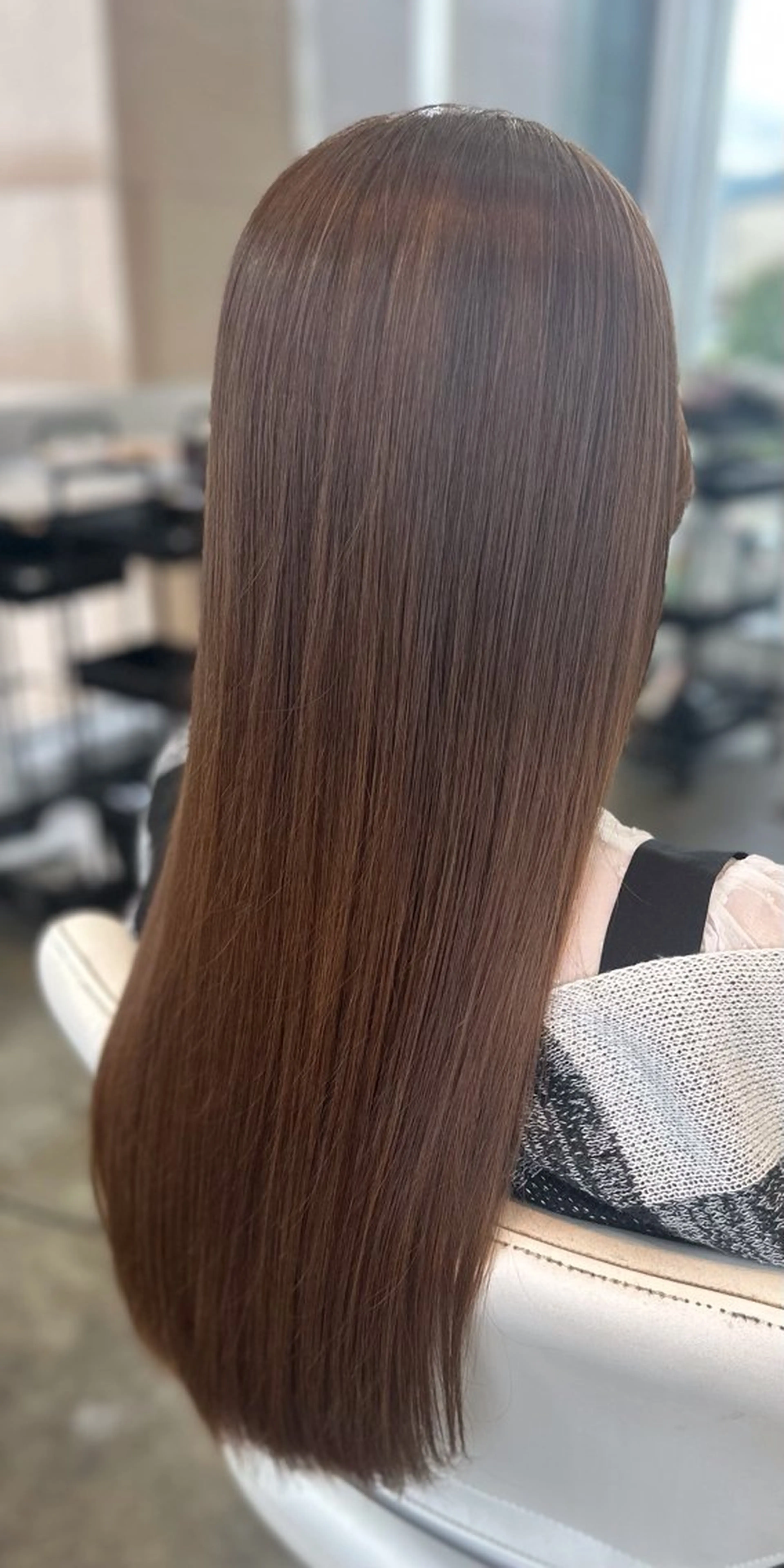 ロング 阪本 正美のヘアスタイル