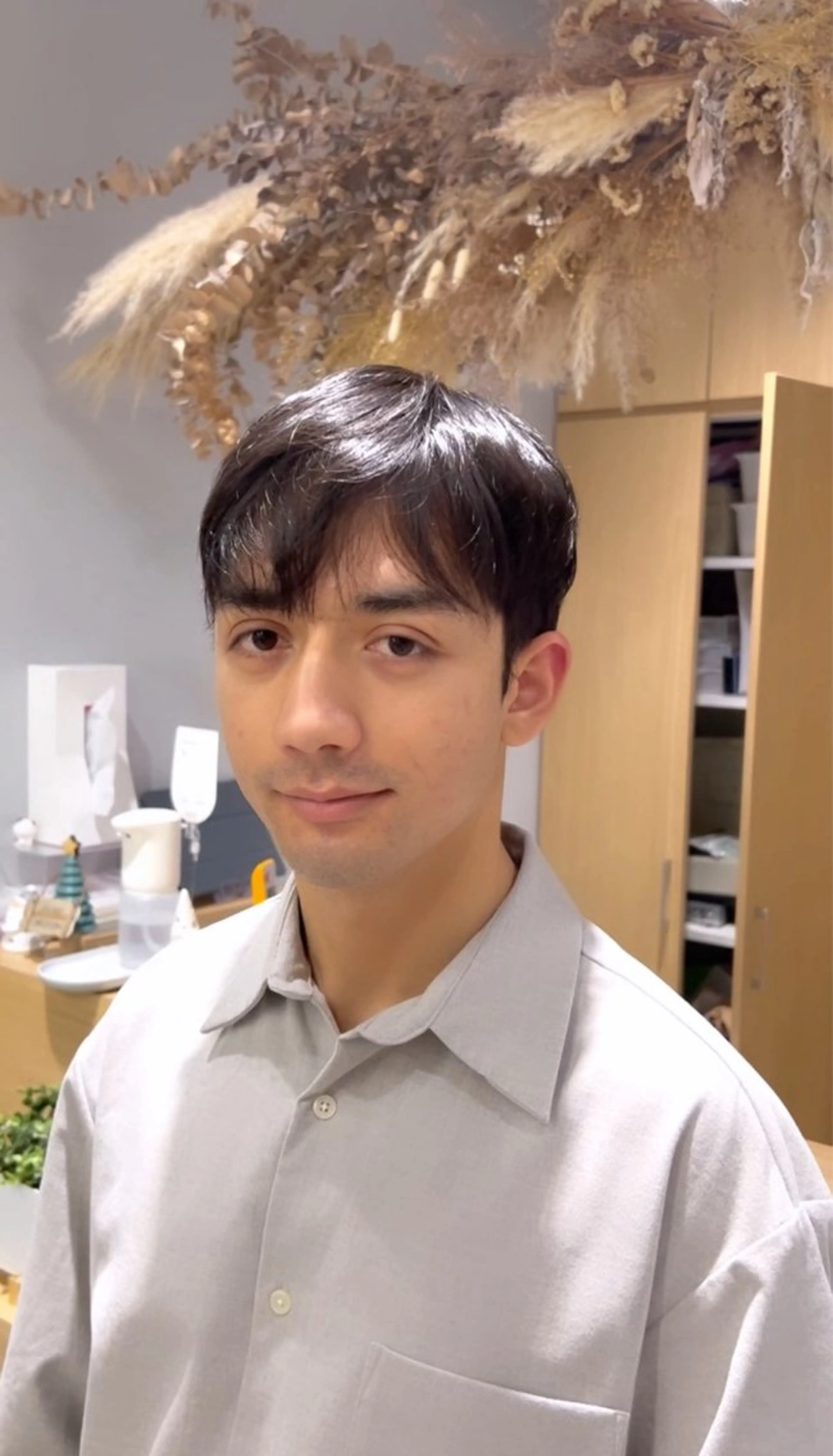 メンズカット＋カラーの写真