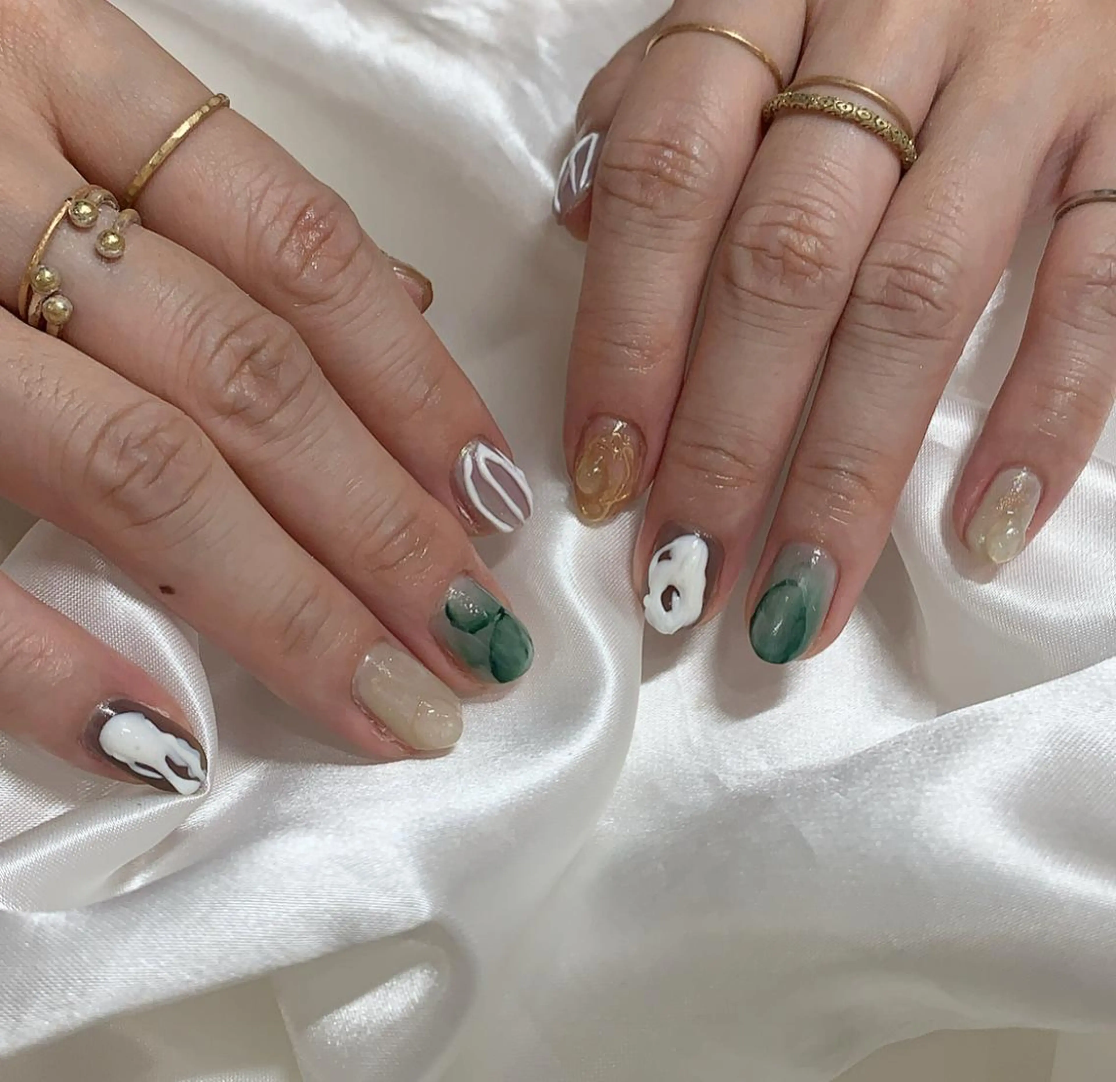 ネイル ハンドネイル にしぐち はるかのネイルデザイン