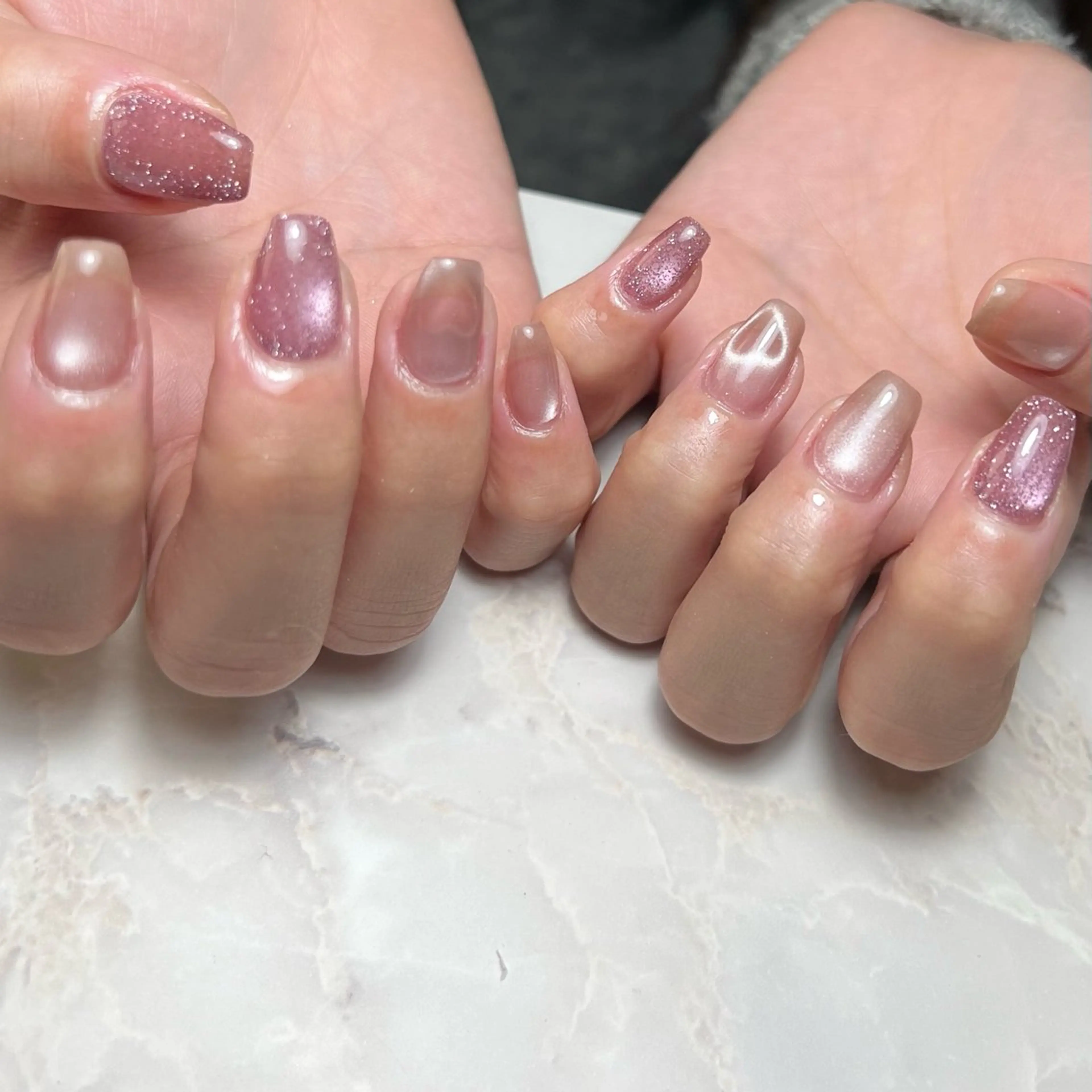 ネイル ハート ハンドネイル 港区ネイル🌼*･ Shainon池田のネイルデザイン