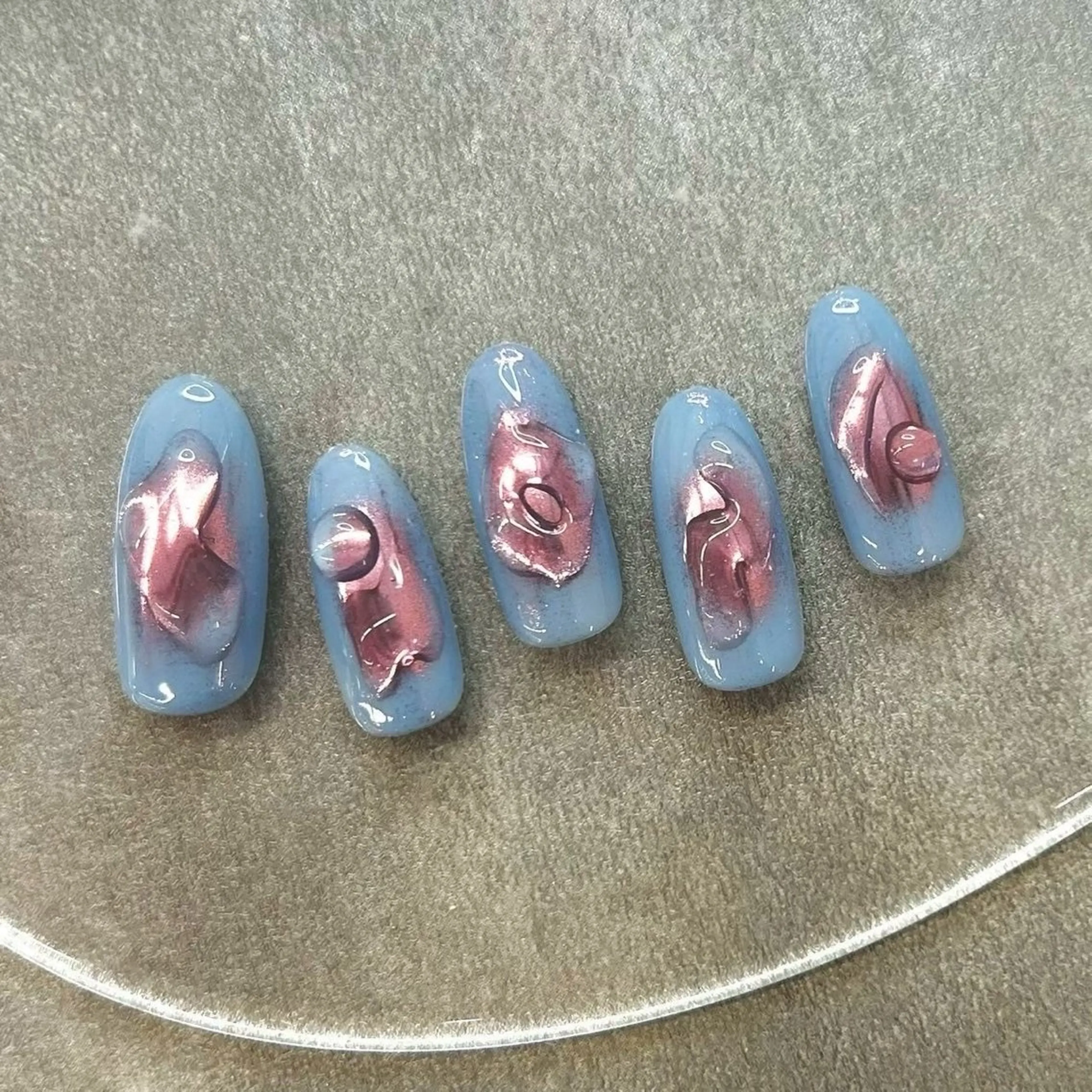 ネイル ⭐︎休業中の練習⭐︎ JNA認定講師髙橋のネイルデザイン