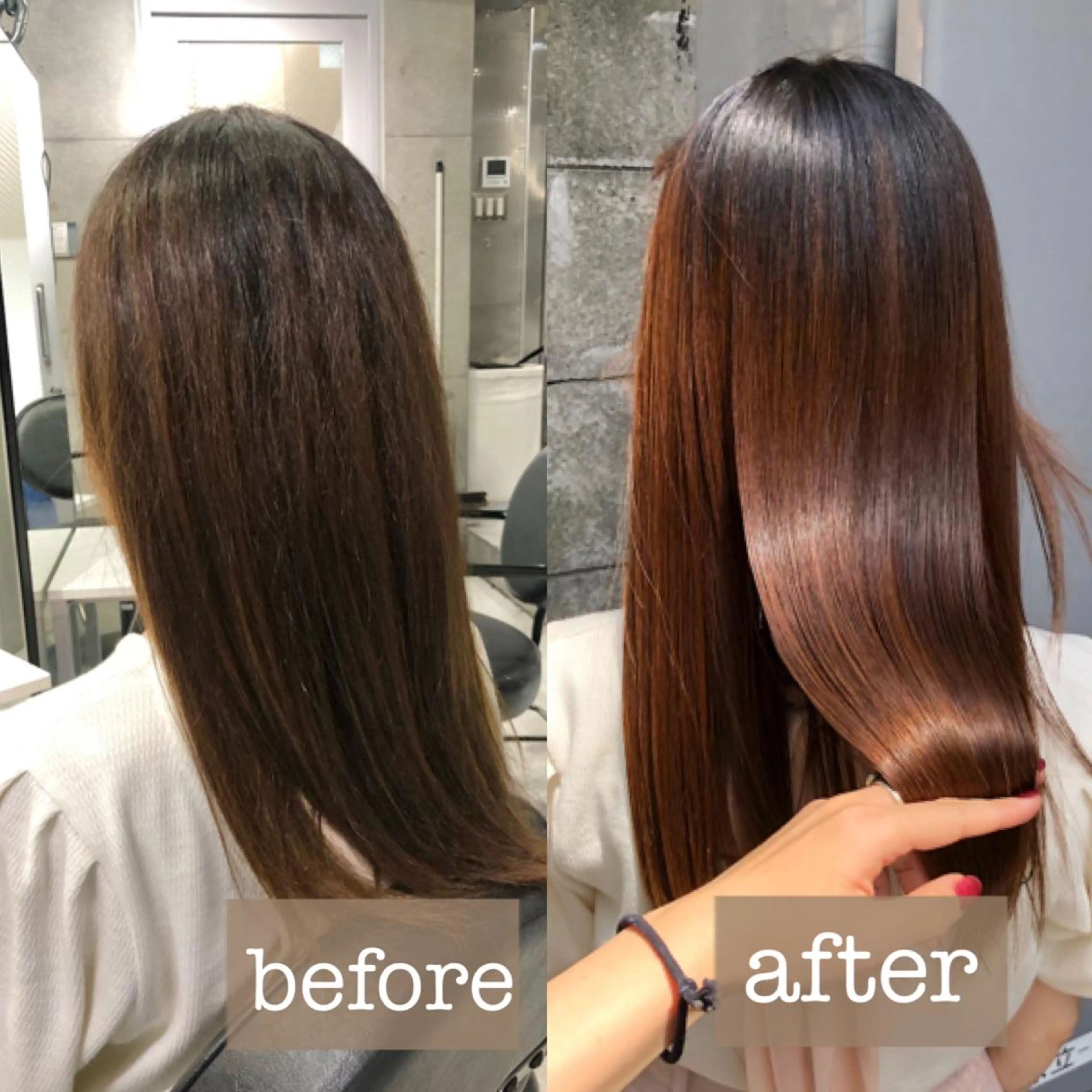 ロング 髪質改善 縮毛矯正 トリートメント 卒業式お呼ばれ🕊️ ヘアセット✴︎ミキのヘアスタイル