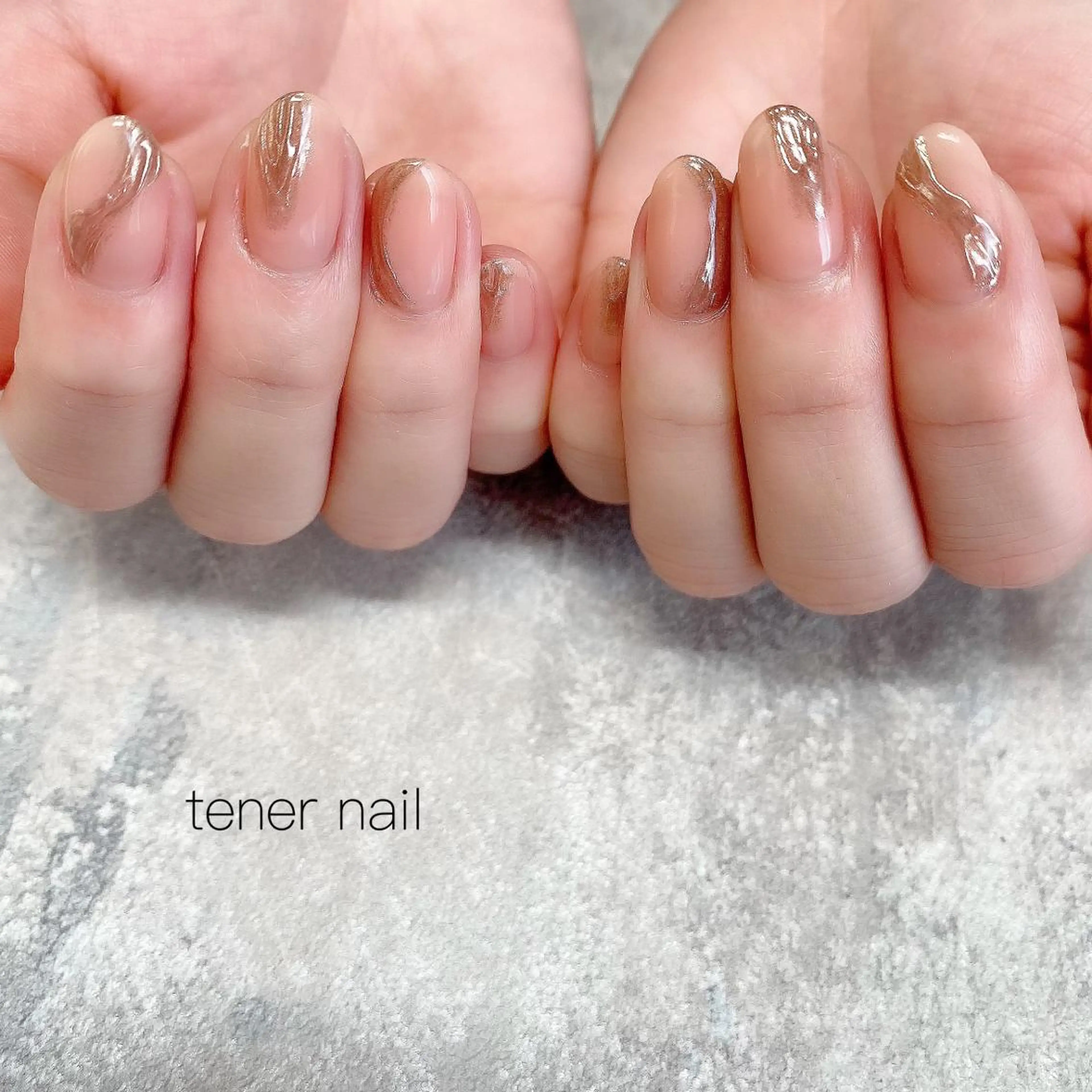 ネイル ミラーネイル テネルネイル tener nailのネイルデザイン