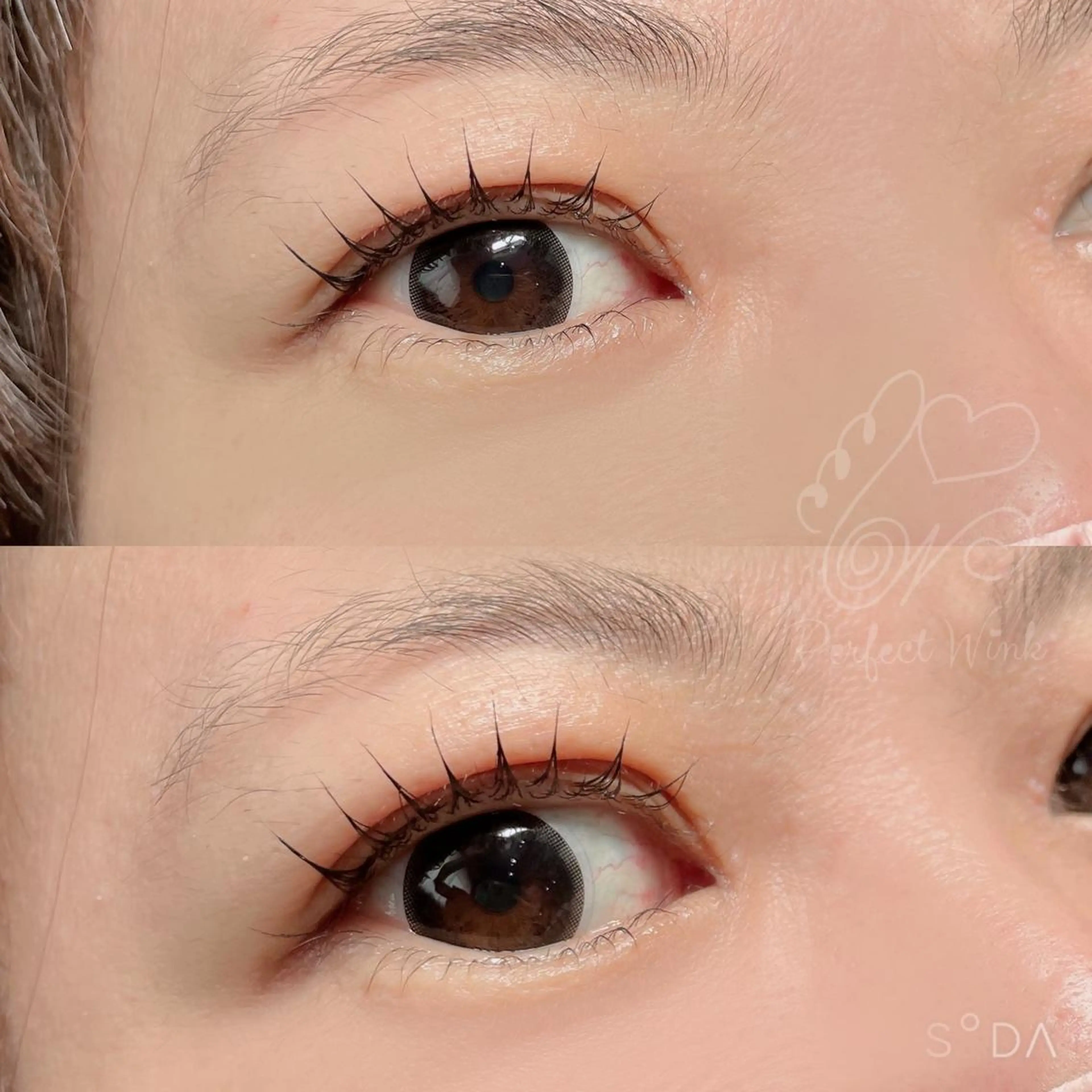 マツエク・マツパ アイブロウ パリジェンヌラッシュリフト マツパ パーフェクトウィンク ちぢいわみのりのマツエク・マツパデザイン