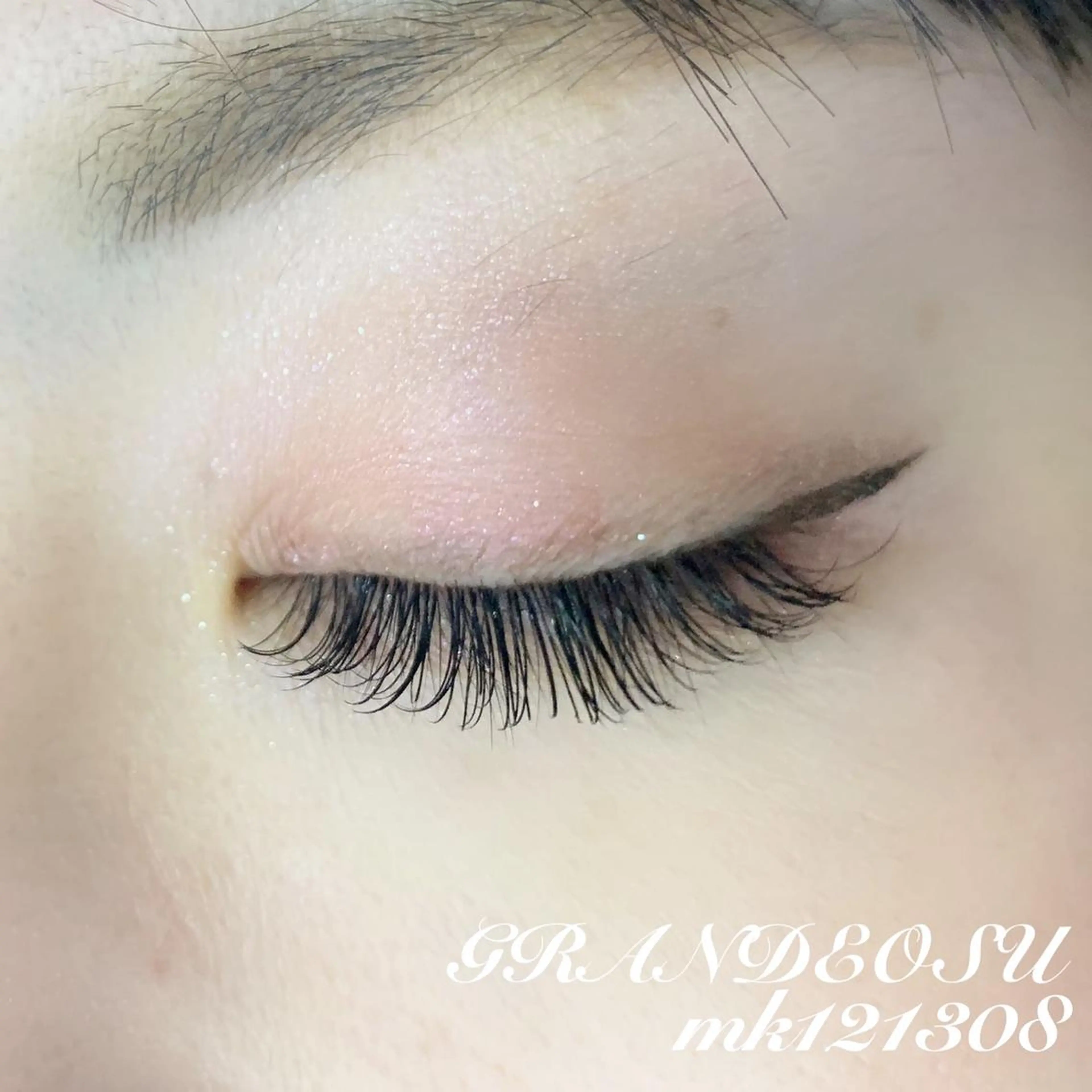 マツエク・マツパ 付け放題 フラットラッシュ GRANDEcara 栄　manamiのマツエク・マツパデザイン