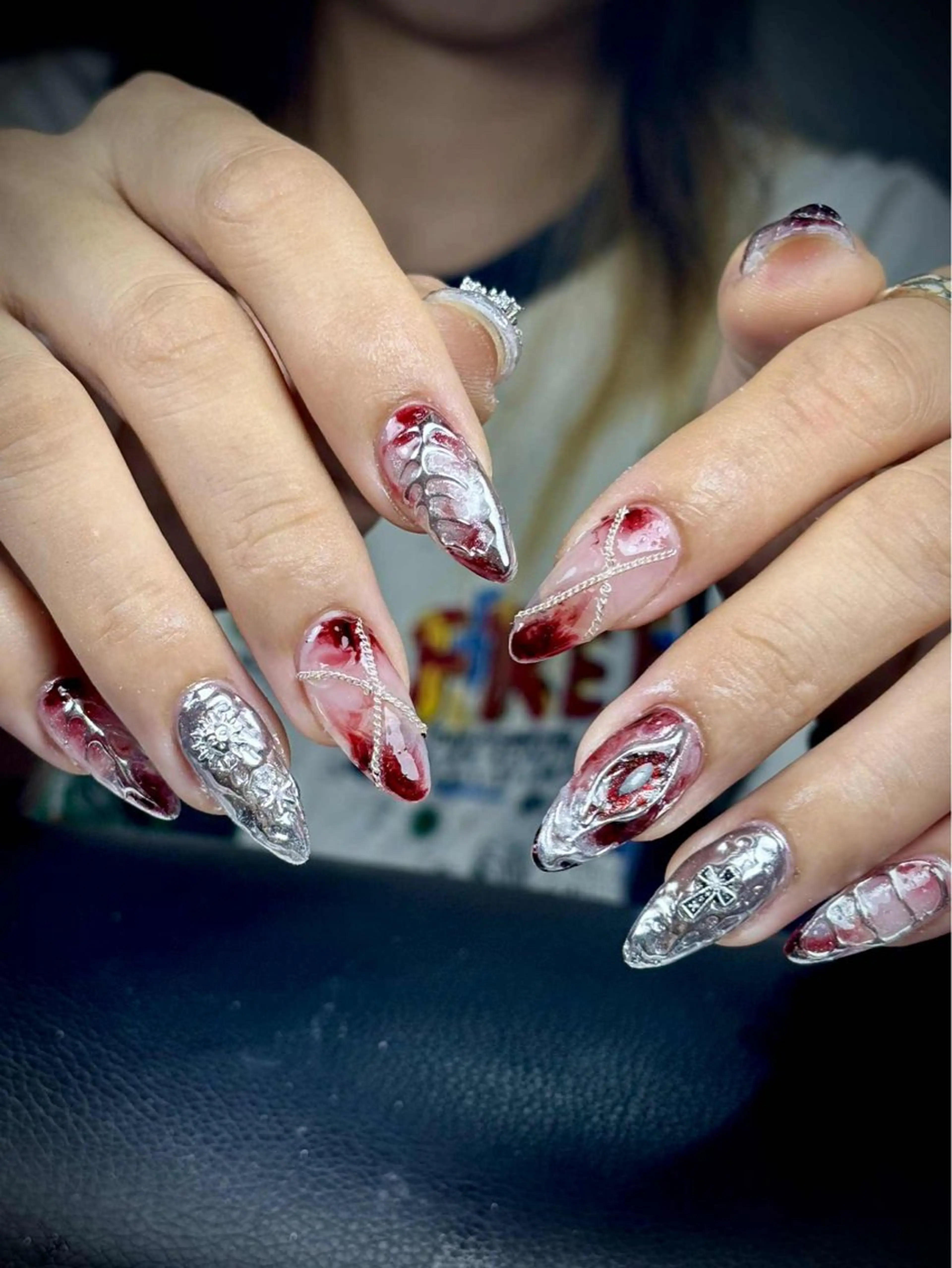 ネイル ネイルチップ AME29 Nail ネイルサロンのネイルデザイン