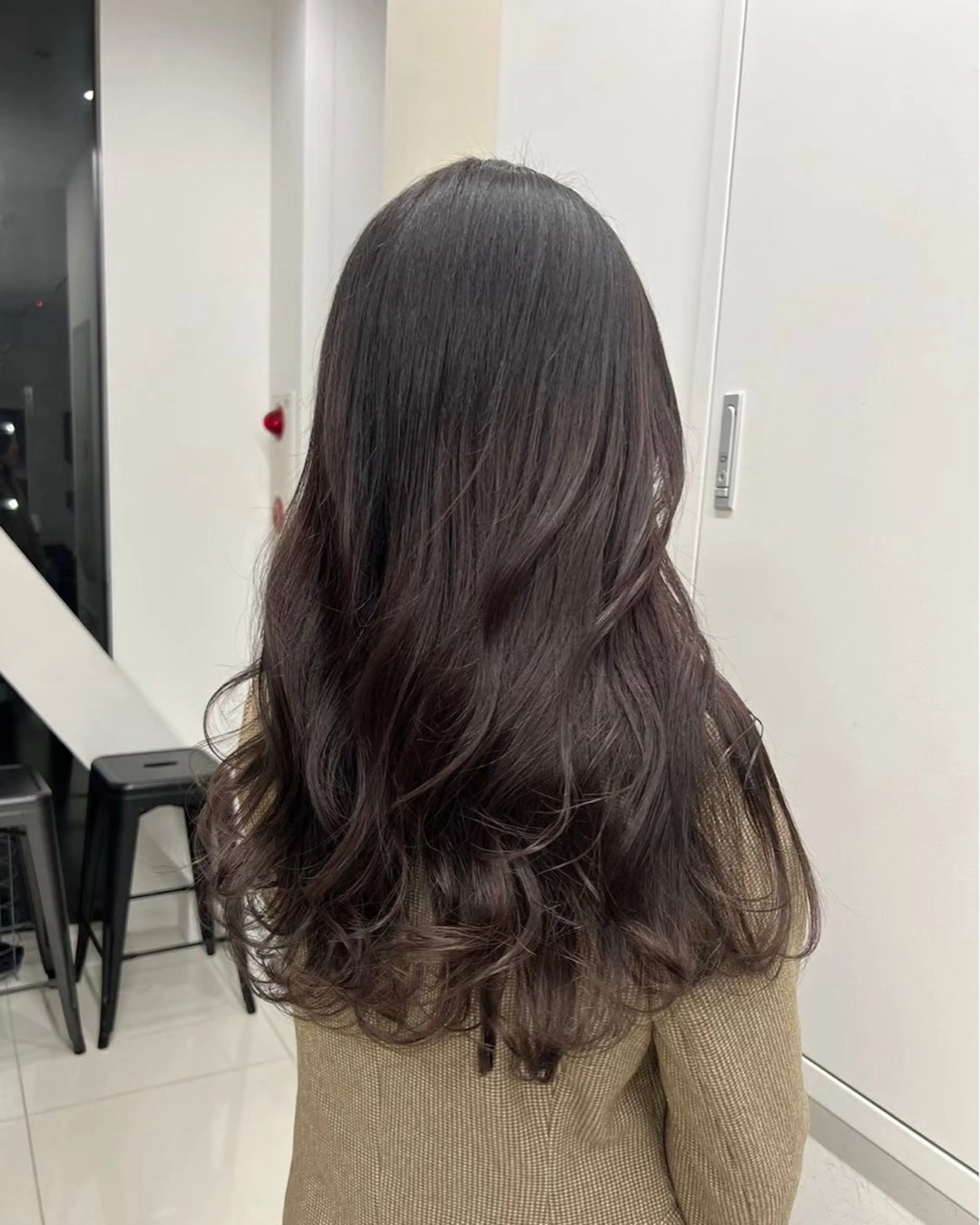 ロング カラー 透明感カラー 無料ワンカラーモデル 🩷ALIVE 七海のヘアスタイル