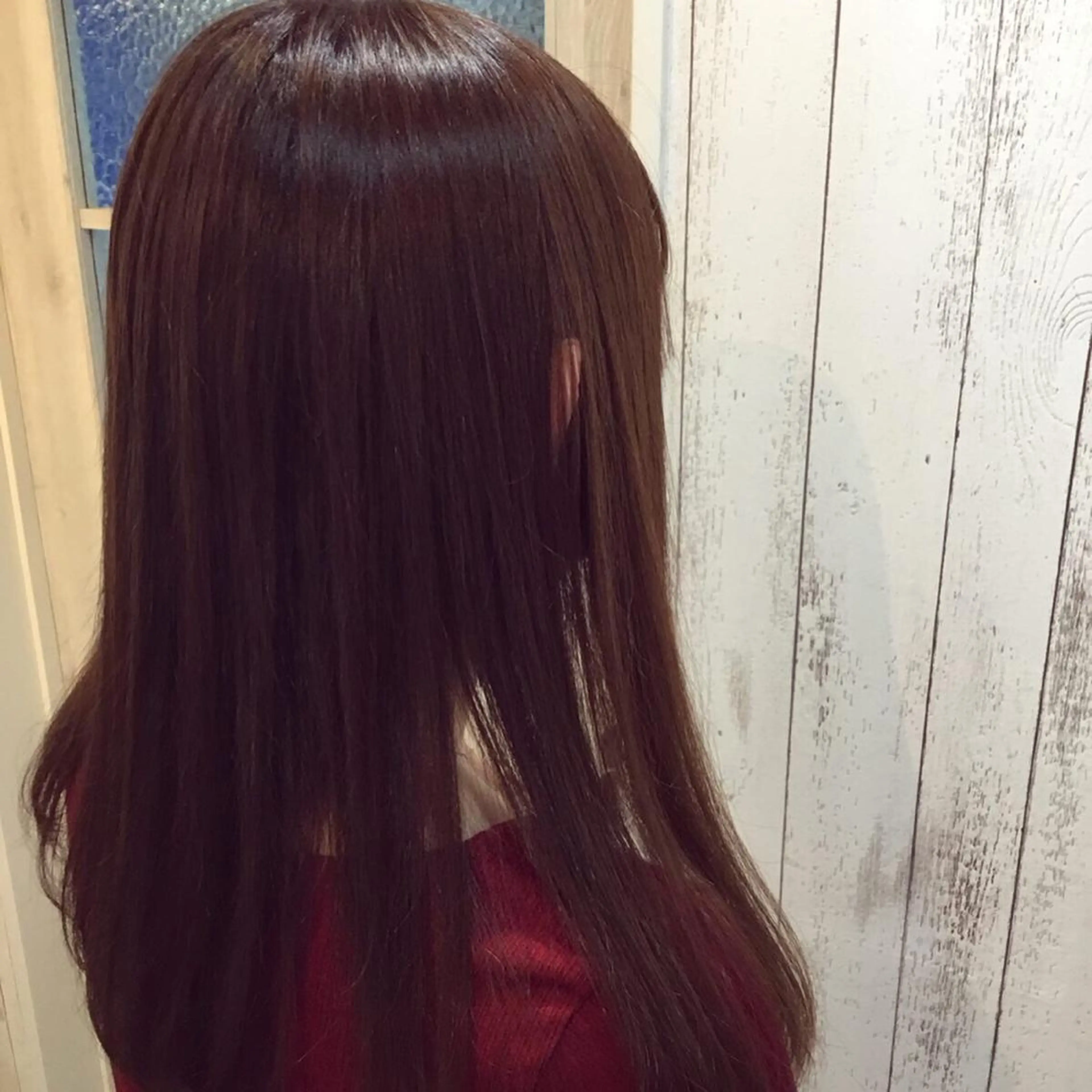 セミロング カラー 金崎 新吾のヘアスタイル