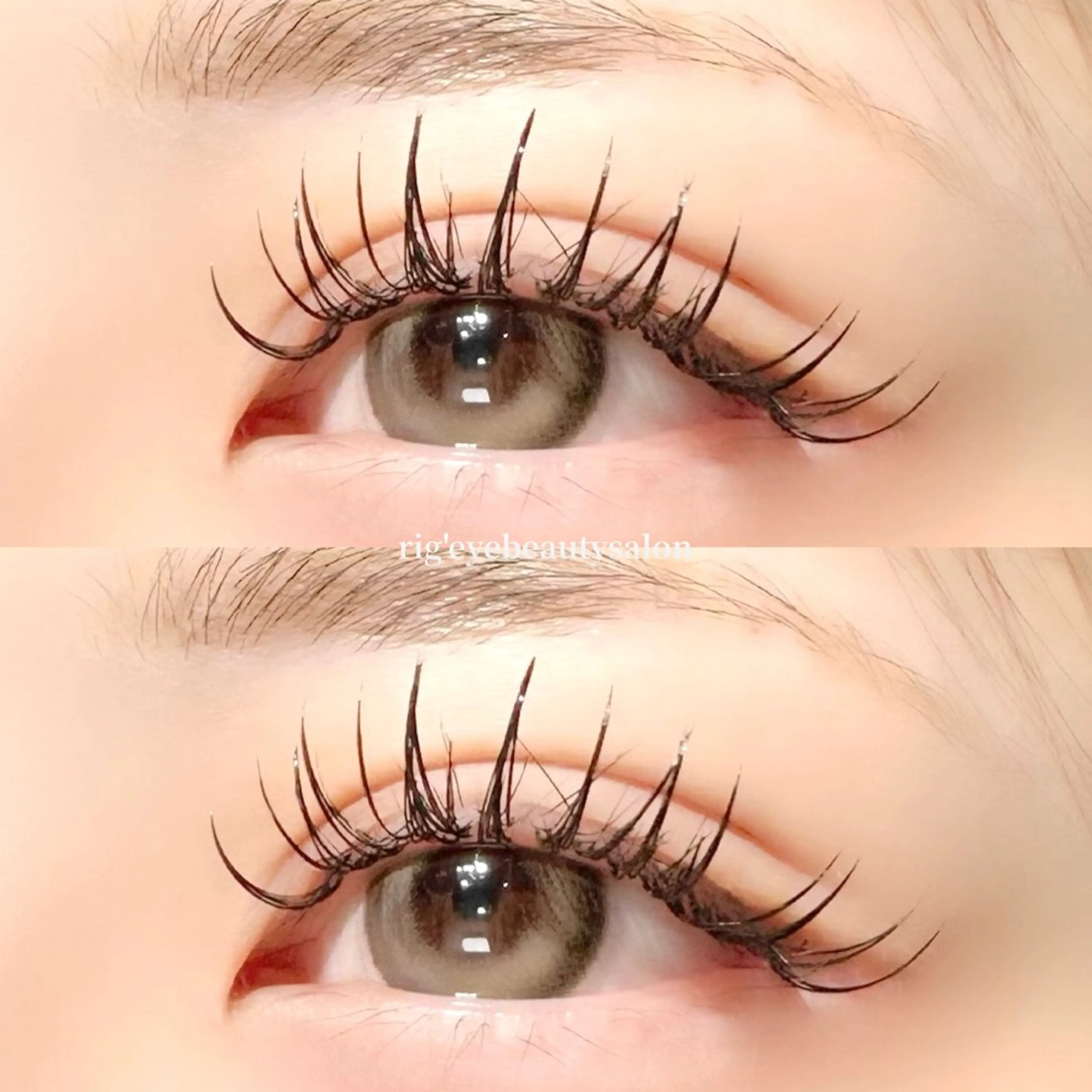 マツエク・マツパ フラットラッシュ rig' eyeのマツエク・マツパデザイン