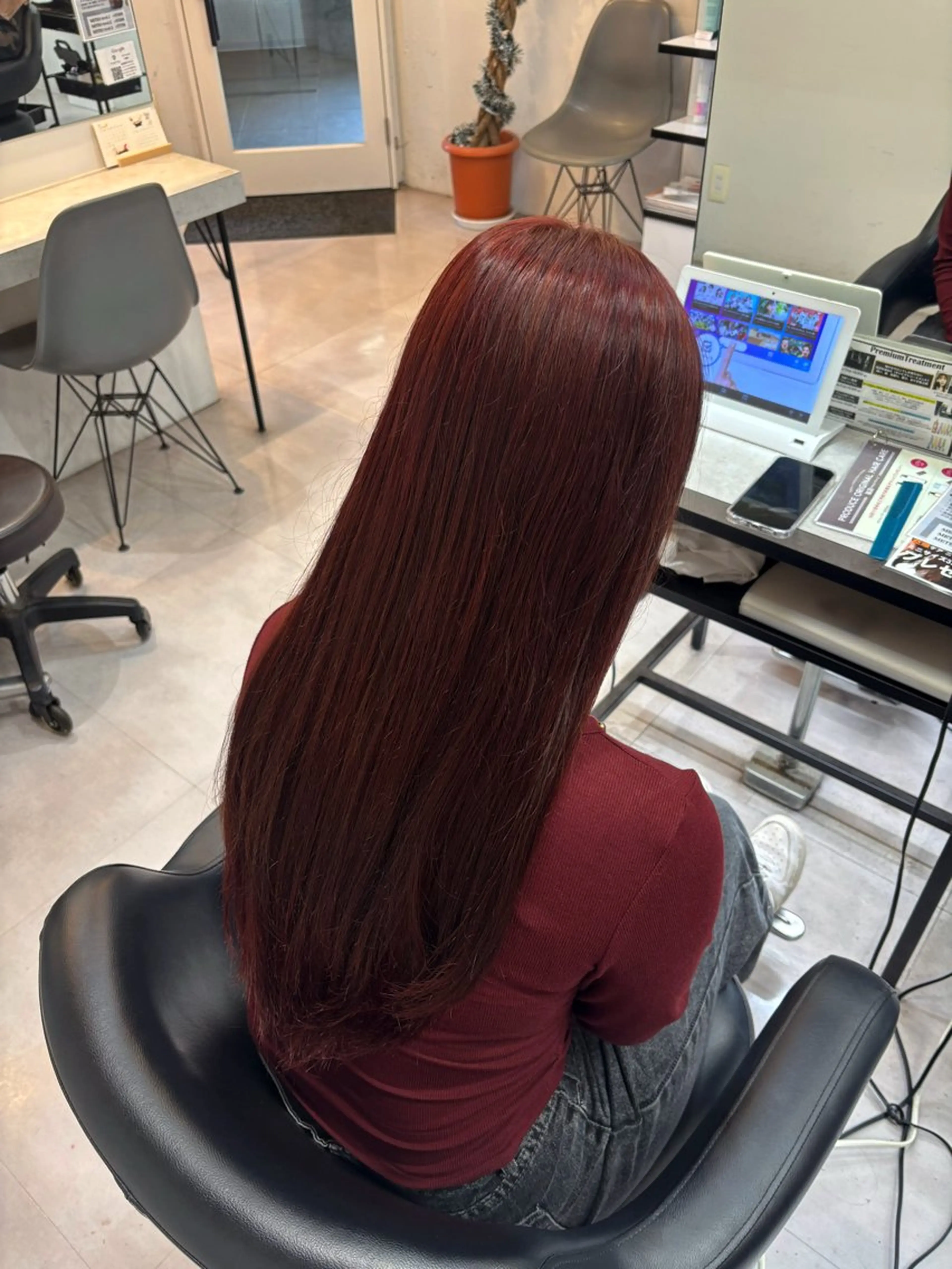 ロング カラー ヘアカラー 🌙髪質改善カラー Momoka🦋のヘアスタイル