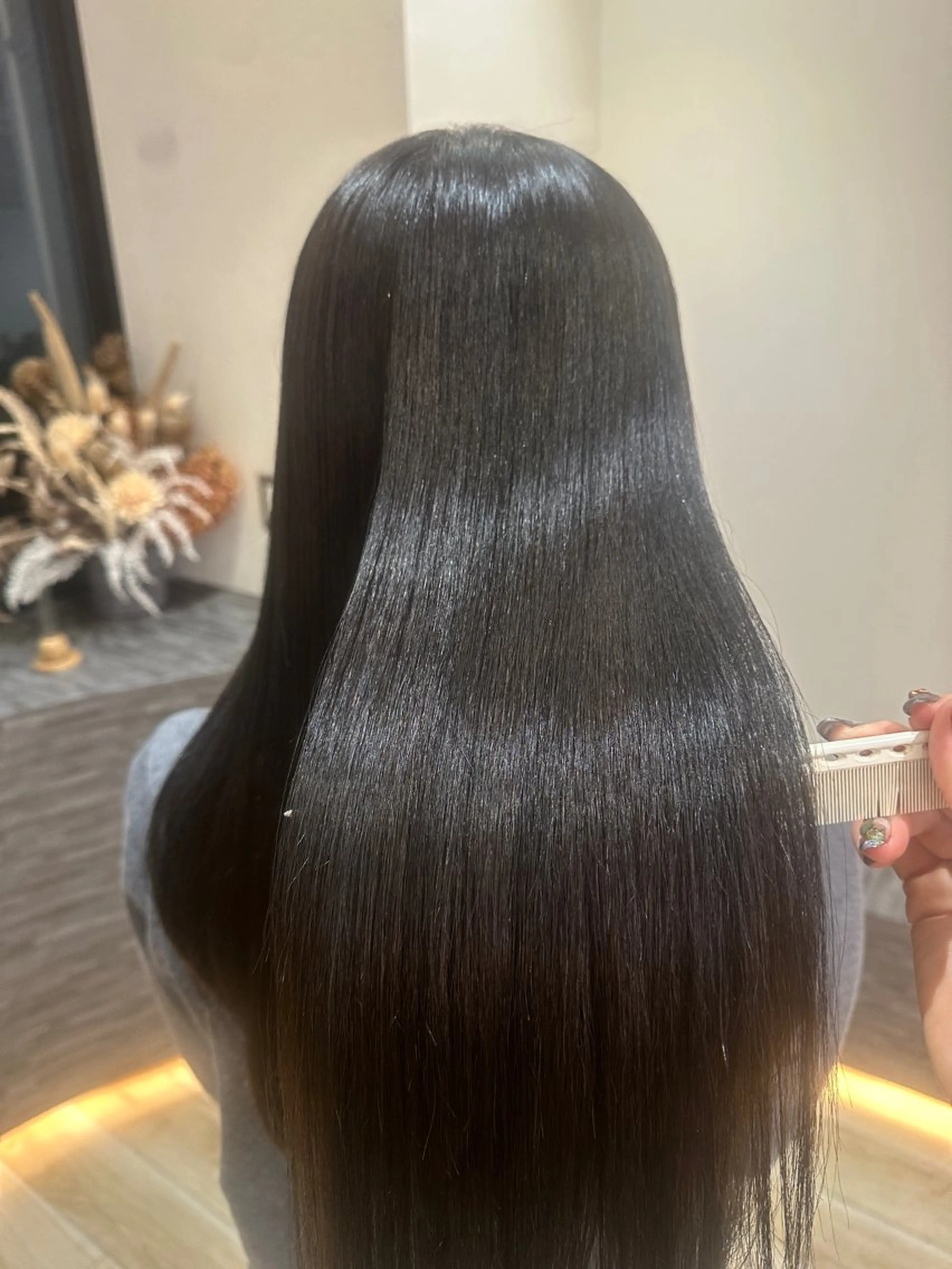 縮毛矯正 + 4step treatment🩵🩵の写真