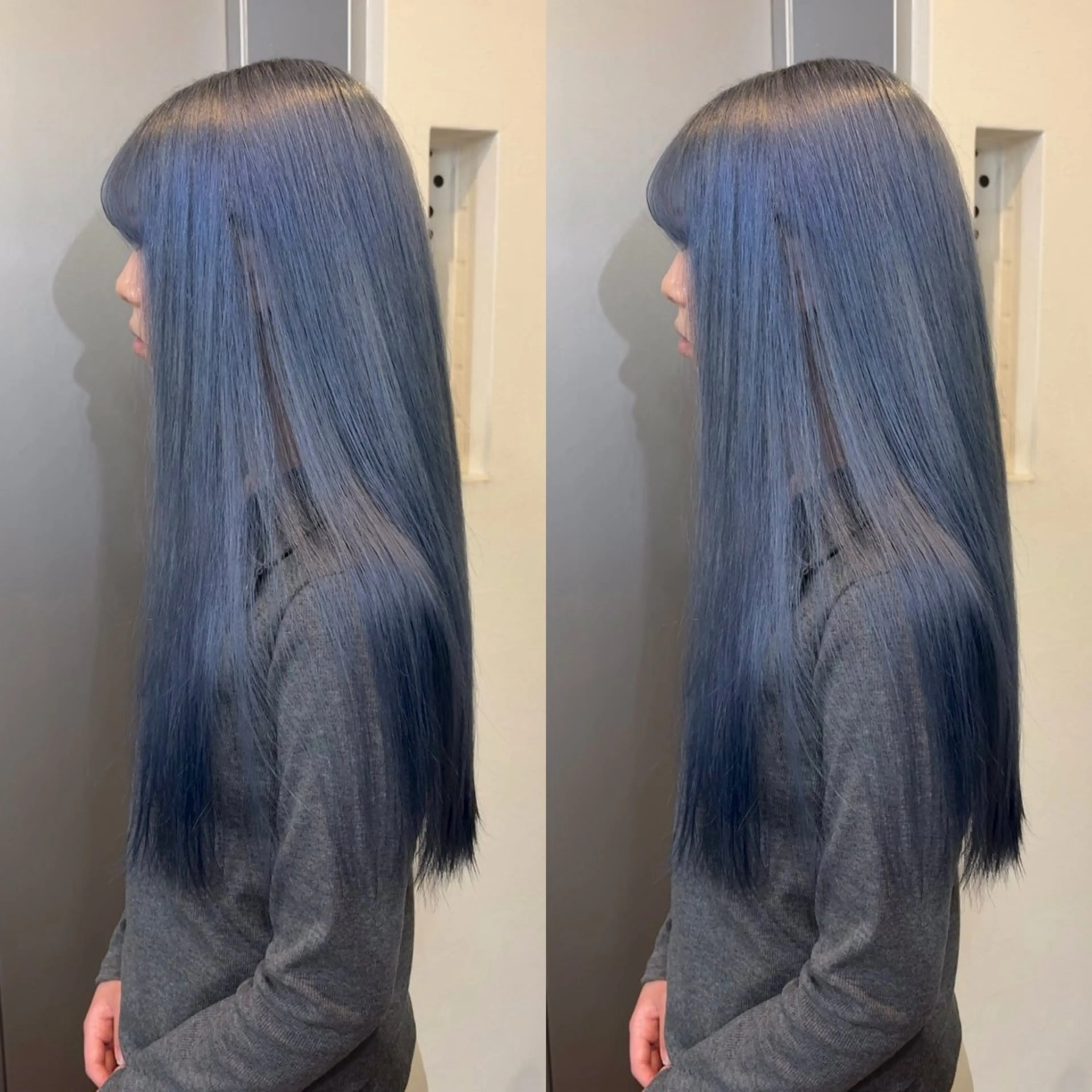 ロング ヘアカラー なんば🍓 似合わせカラー🐬のヘアスタイル