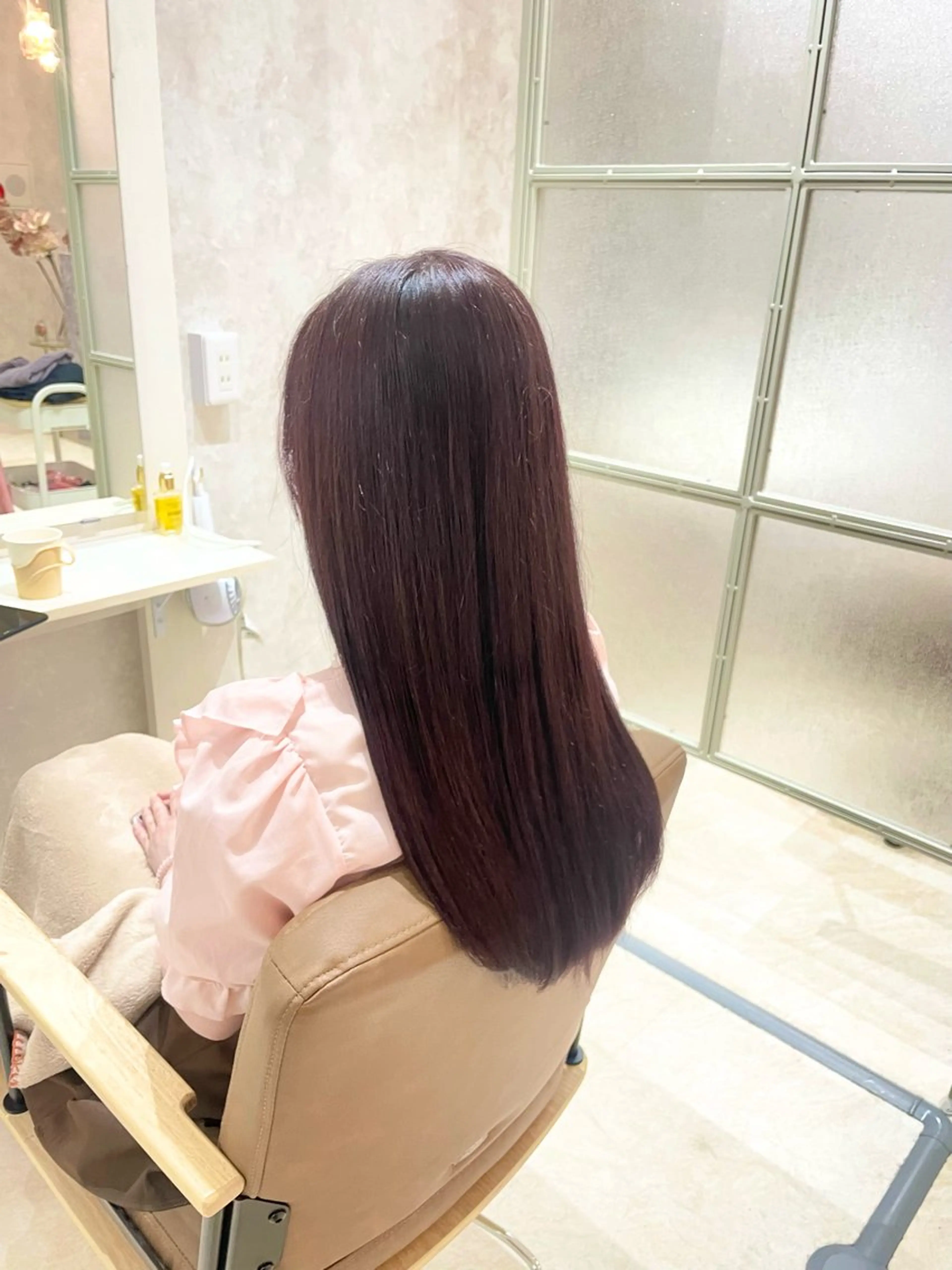ロング ヘアカラー トリートメント ❤︎SAKURA 【Rico】❤︎のヘアスタイル