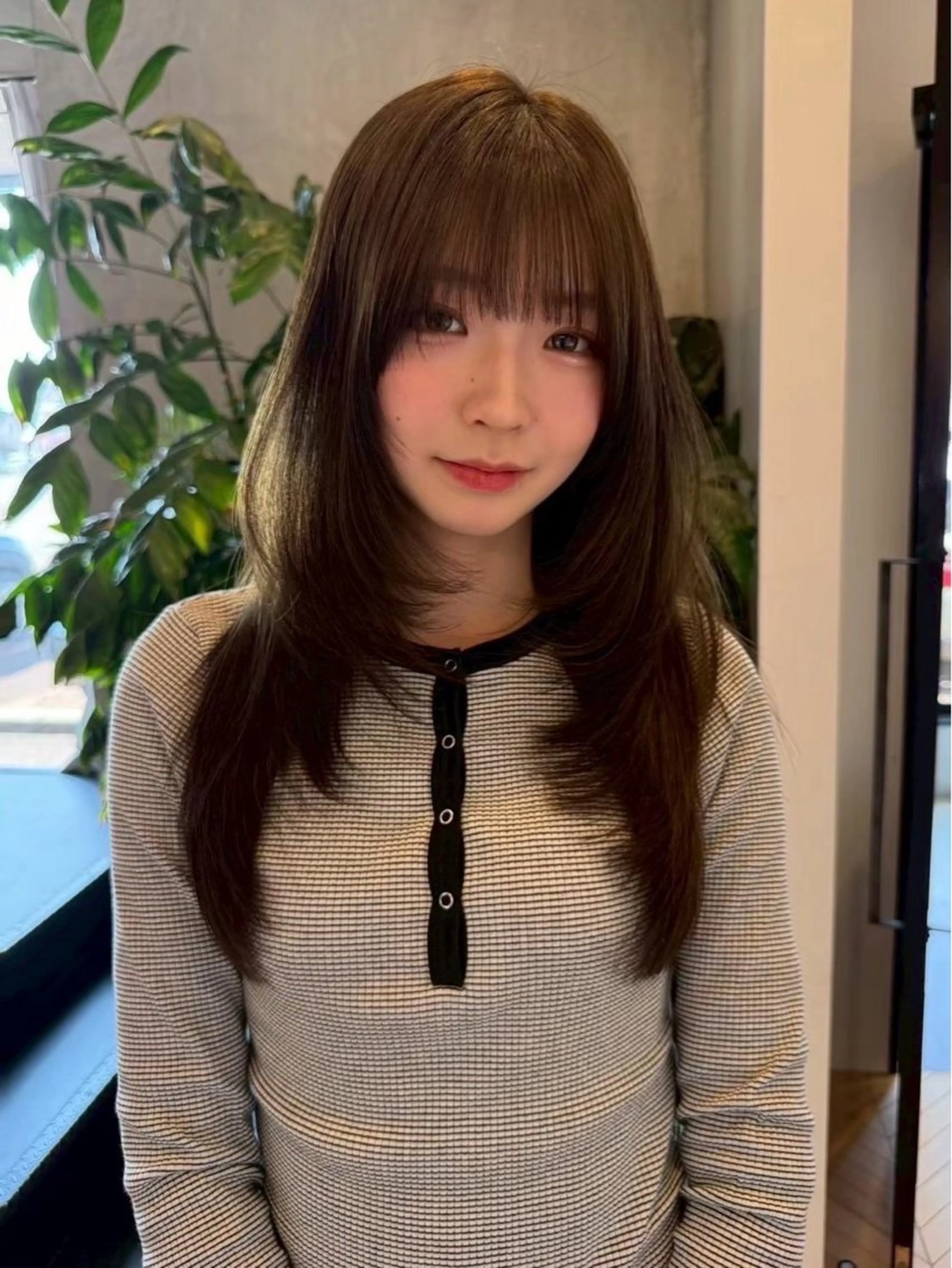 ロング 草野ゆずき⌇縮毛矯正 ⌇Wカラー⌇レイヤーのヘアスタイル