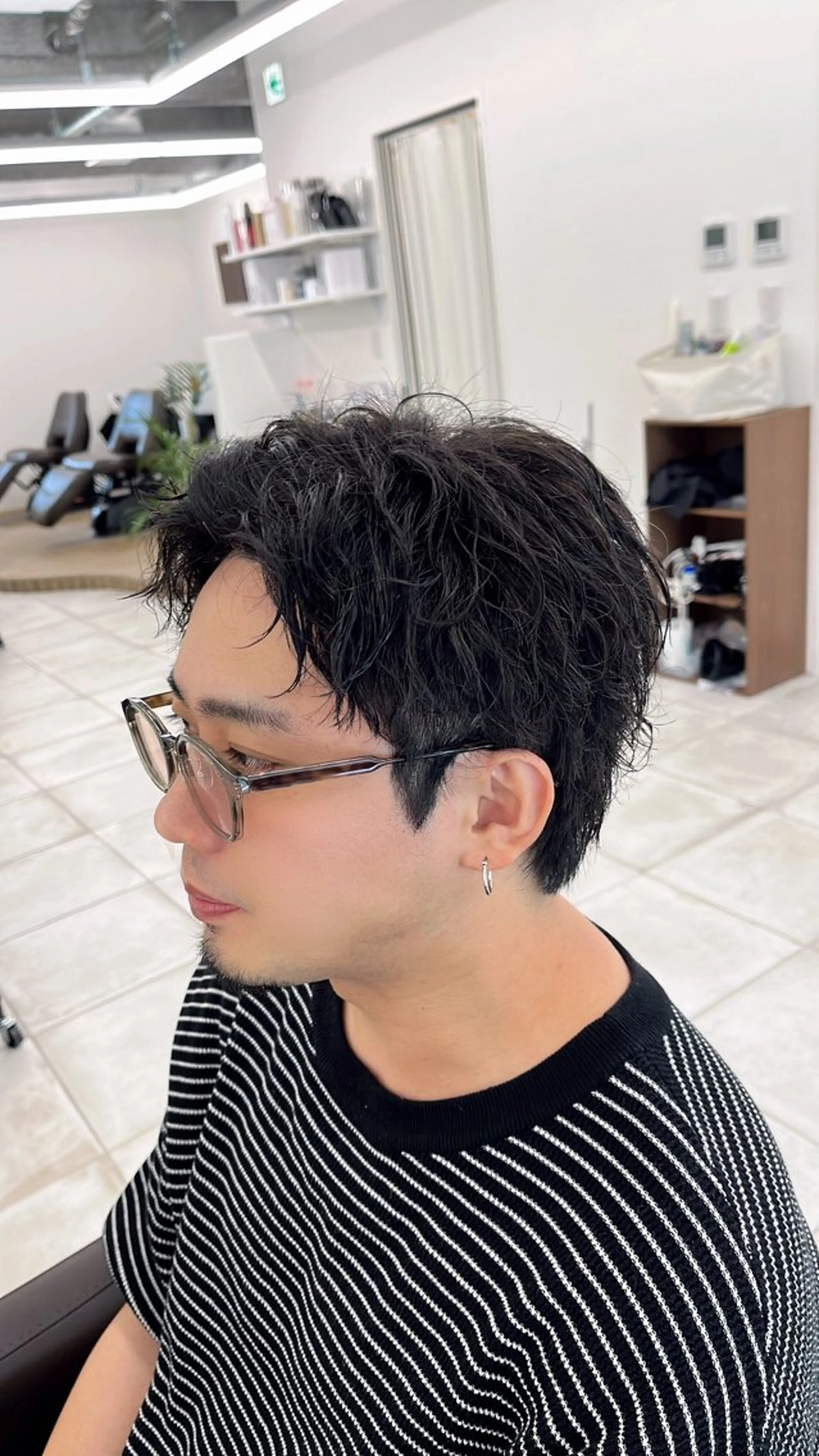 ショート パーマ メンズ 🏆メンズヘア特化 🥇代表りんぺーのヘアスタイル