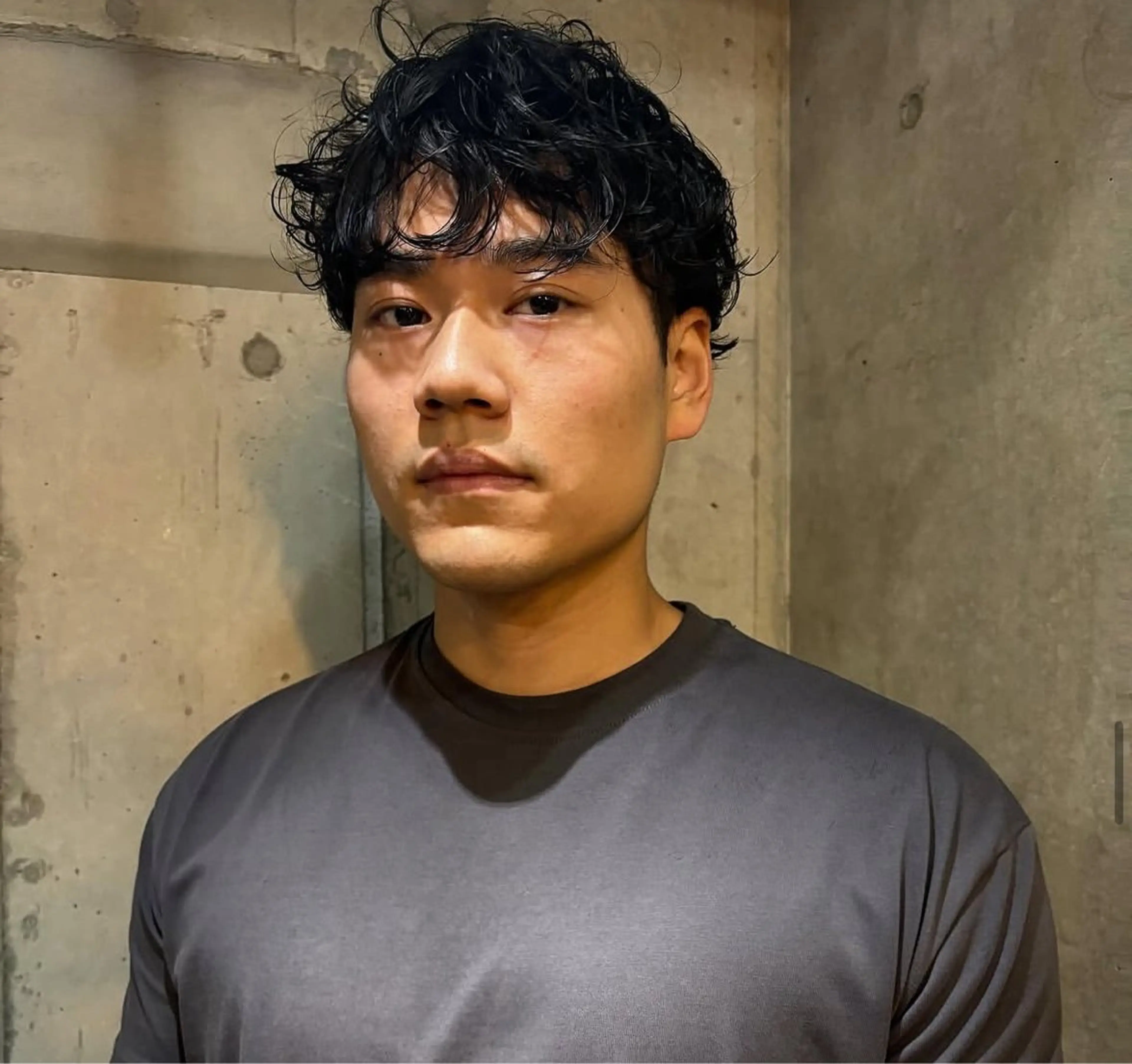 ショート カラー パーマ ヘアアレンジ メンズ キッズ カット パーマ デザインパーマ メンズカット 郁美のヘアスタイル