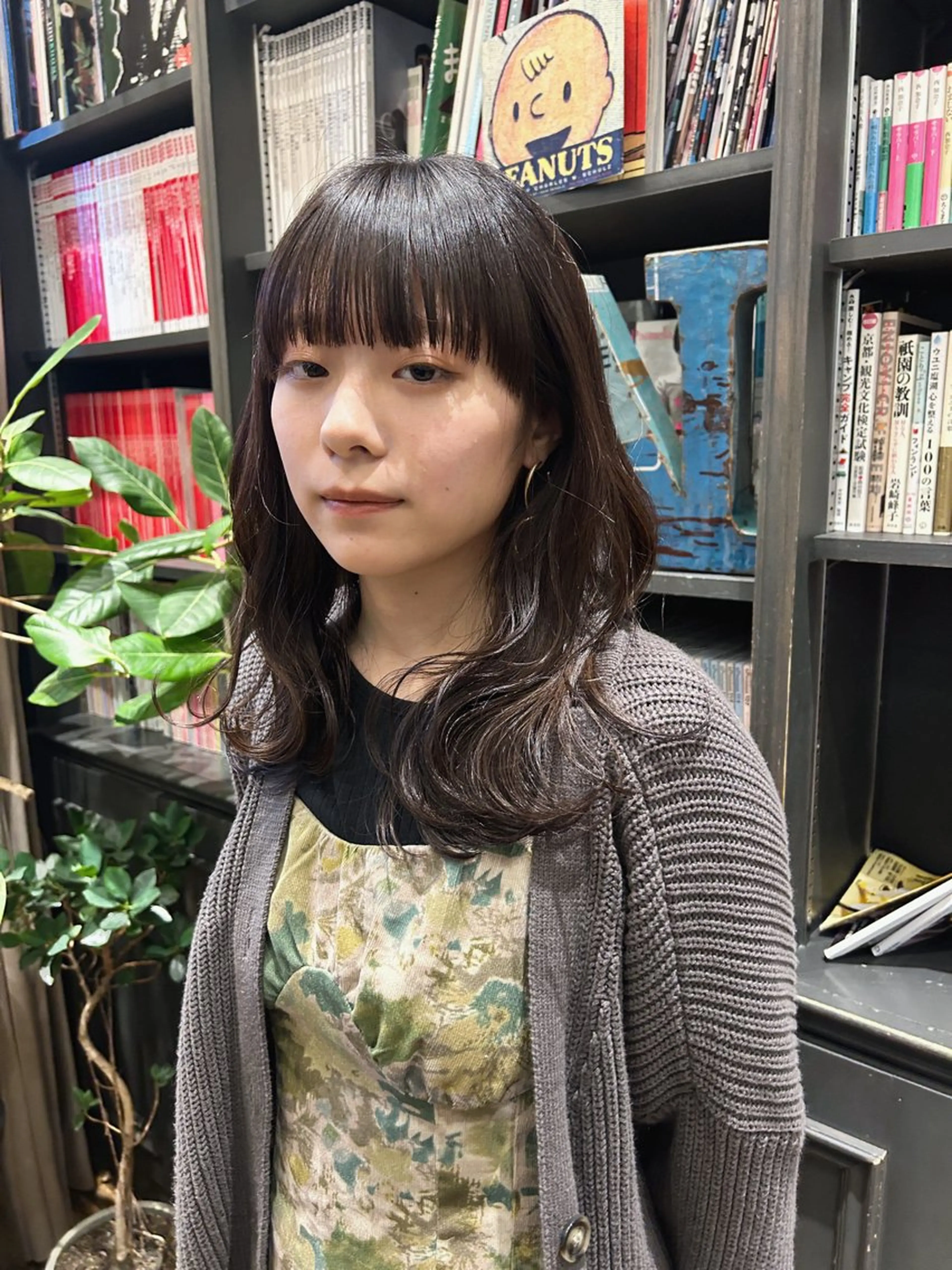 ミディアム 外ハネヘア 中原 雄哉のヘアスタイル