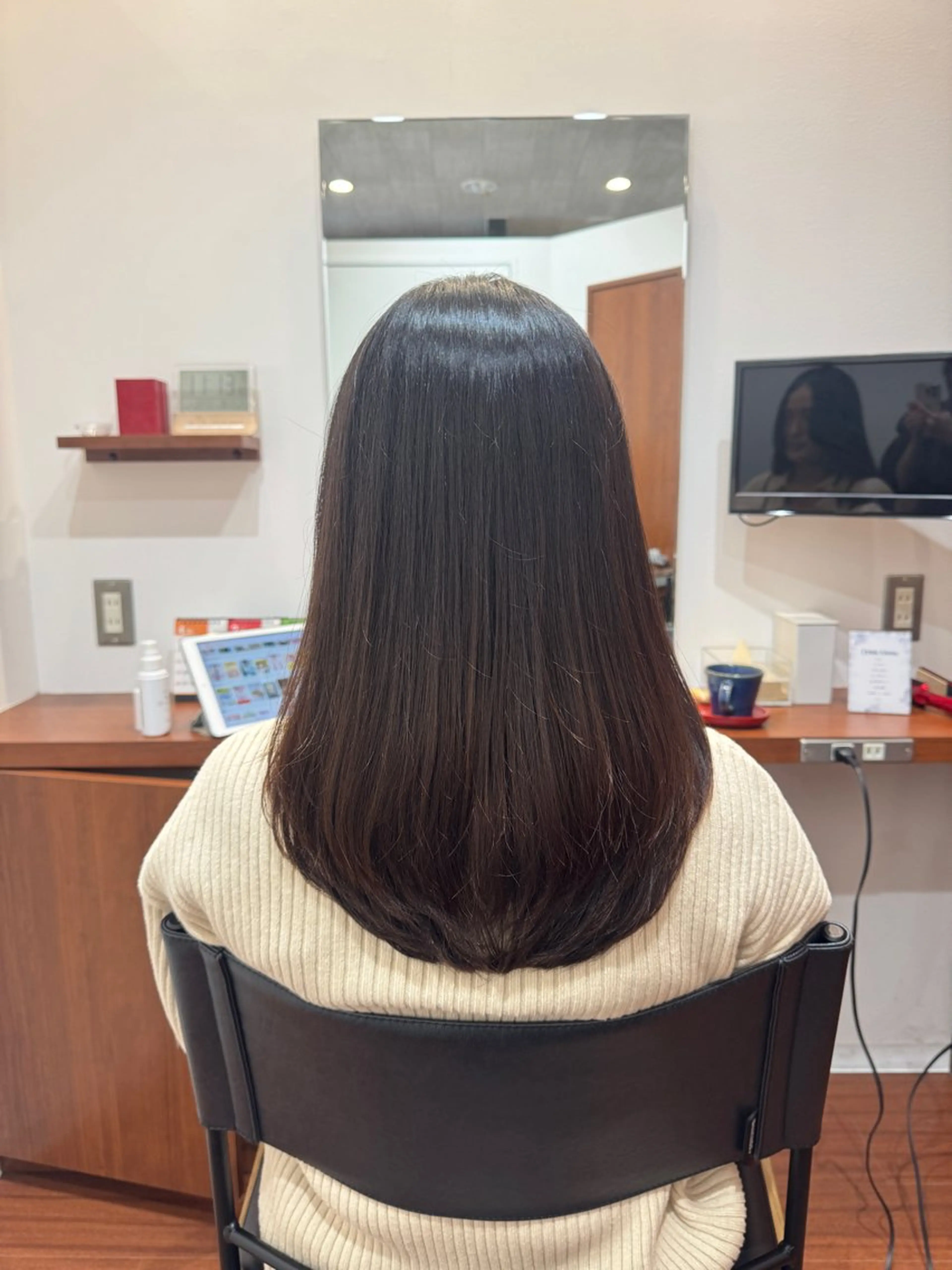 セミロング 髪質改善 トリートメント Dears 望月のヘアスタイル