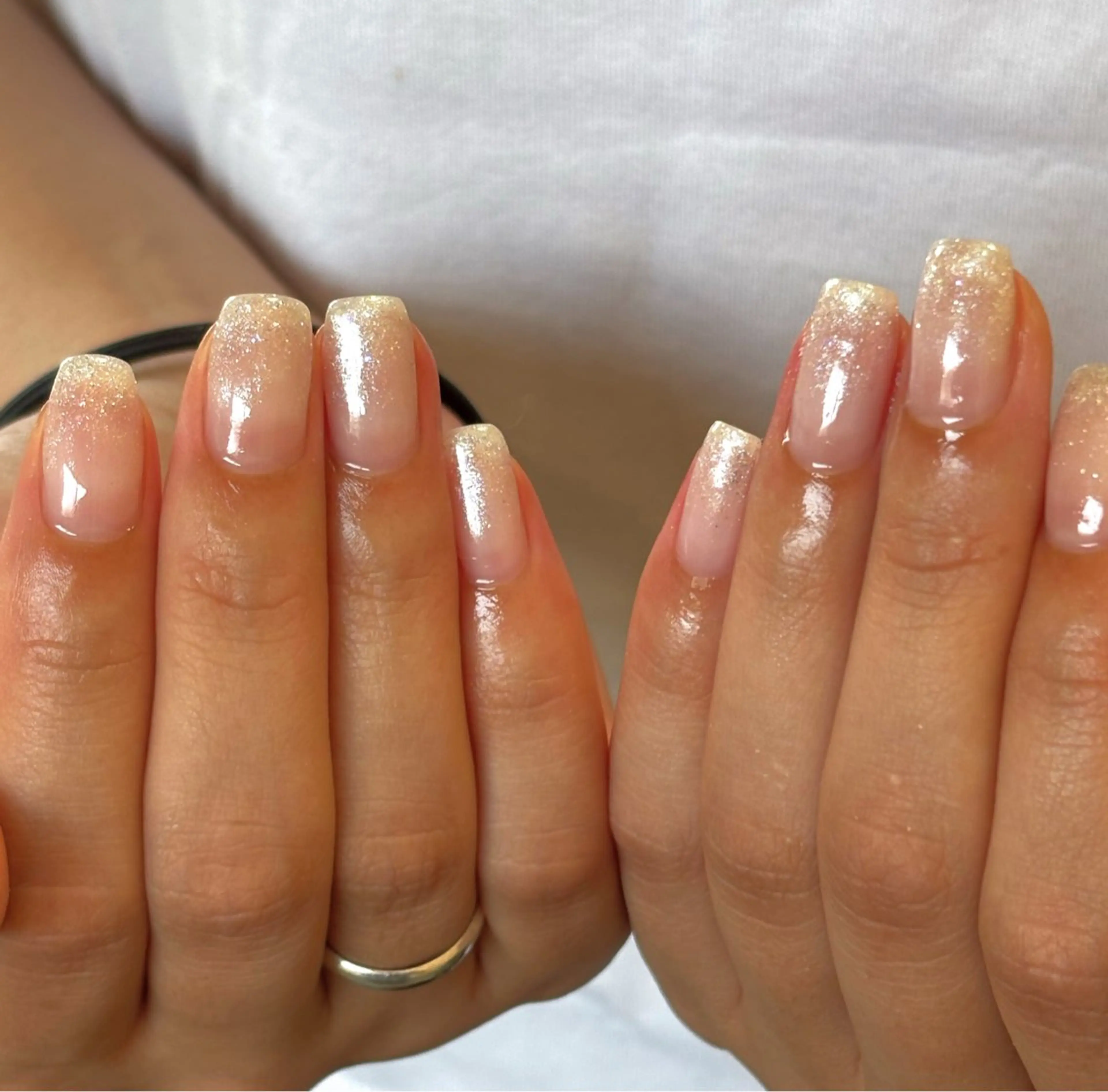 ネイル オーロラネイル キラキラネイル ラメ(グリッター) マグネットネイル ニュアンスネイル ハンドネイル tamu nail 　金町のネイルデザイン