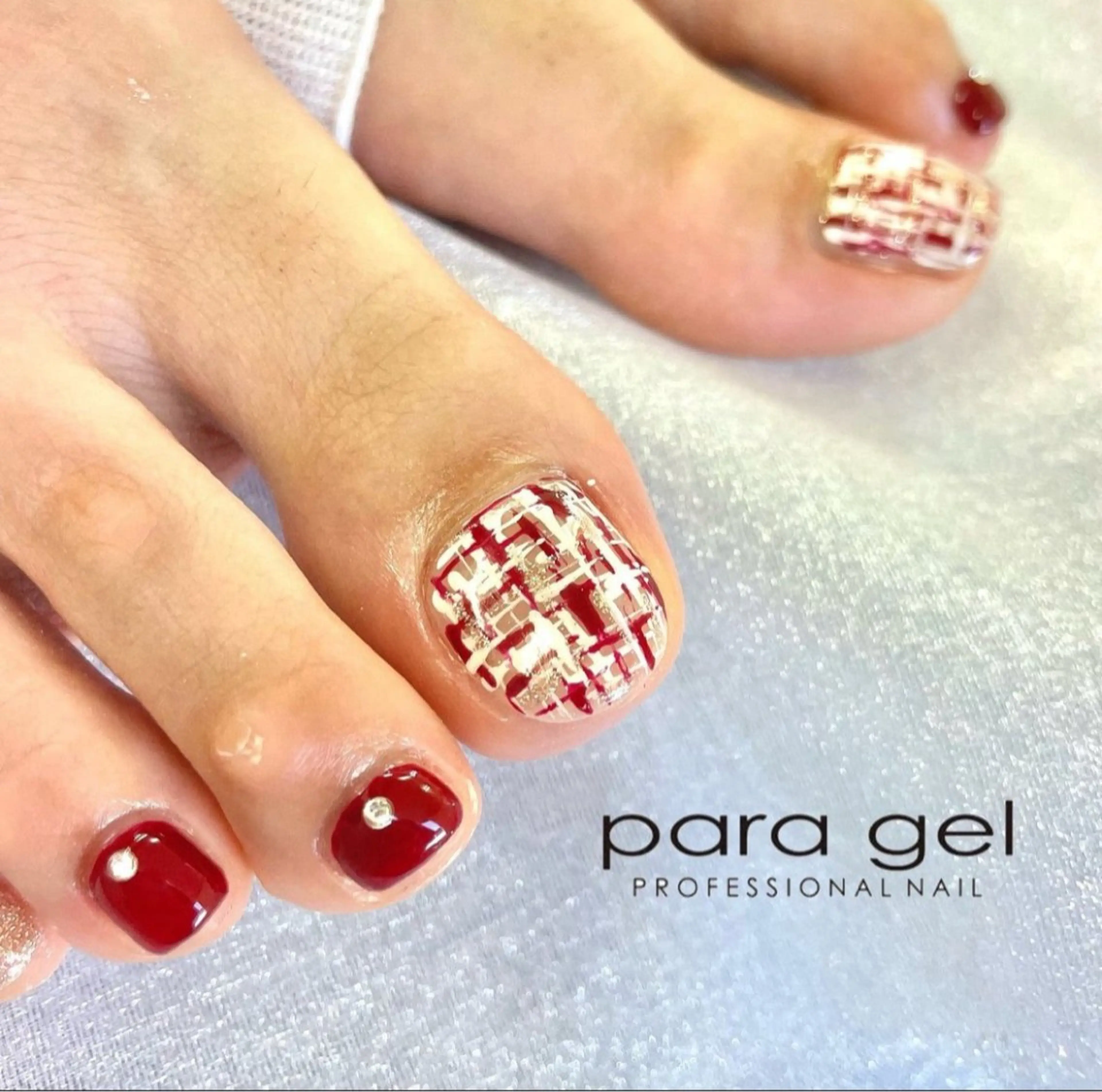 ネイル ツイードネイル ハンドネイル Bianca🎀 ONODERAのネイルデザイン