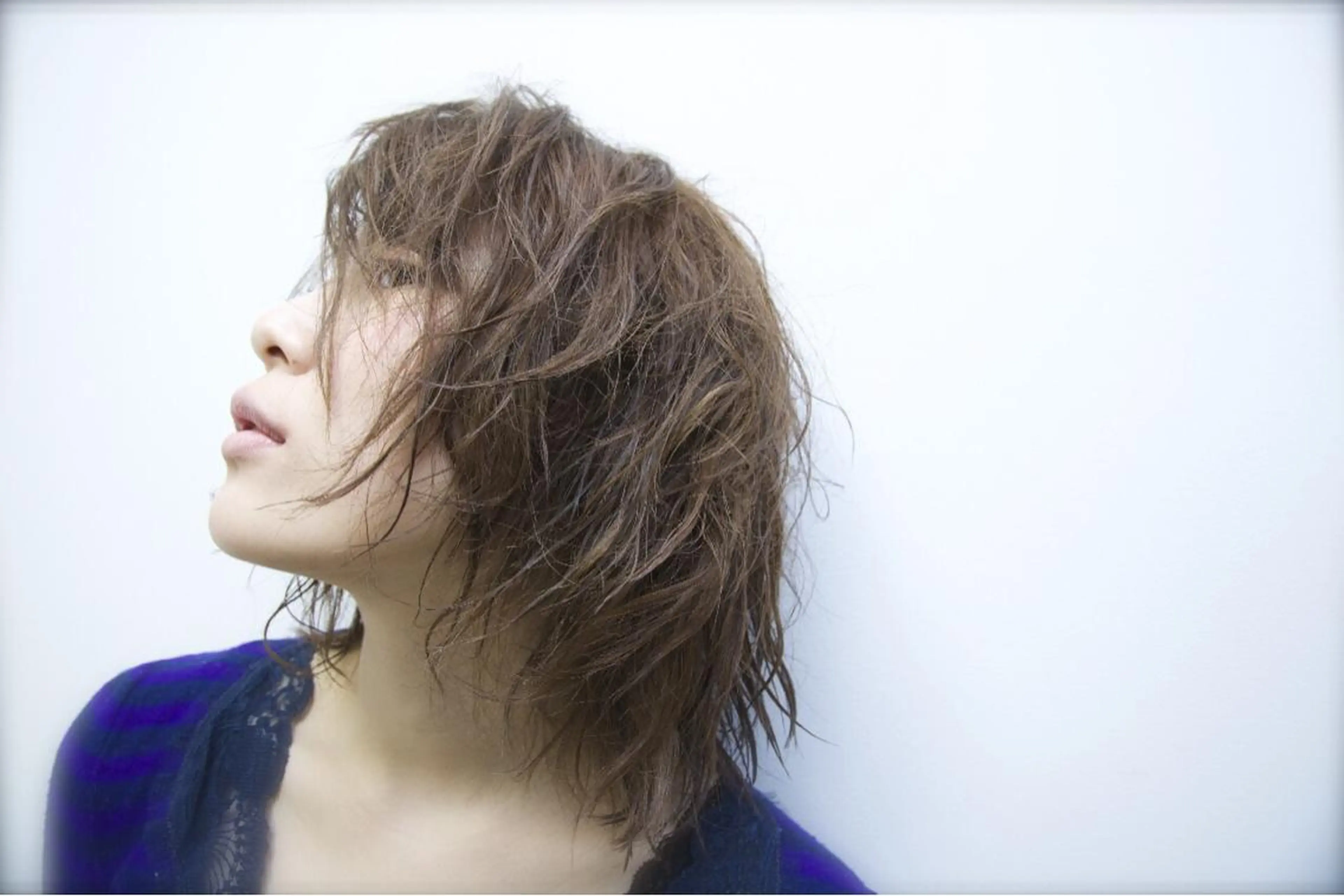 ミディアム カラー パーマ 髪質改善/デザイン/ 天王寺/奥野和広のヘアスタイル