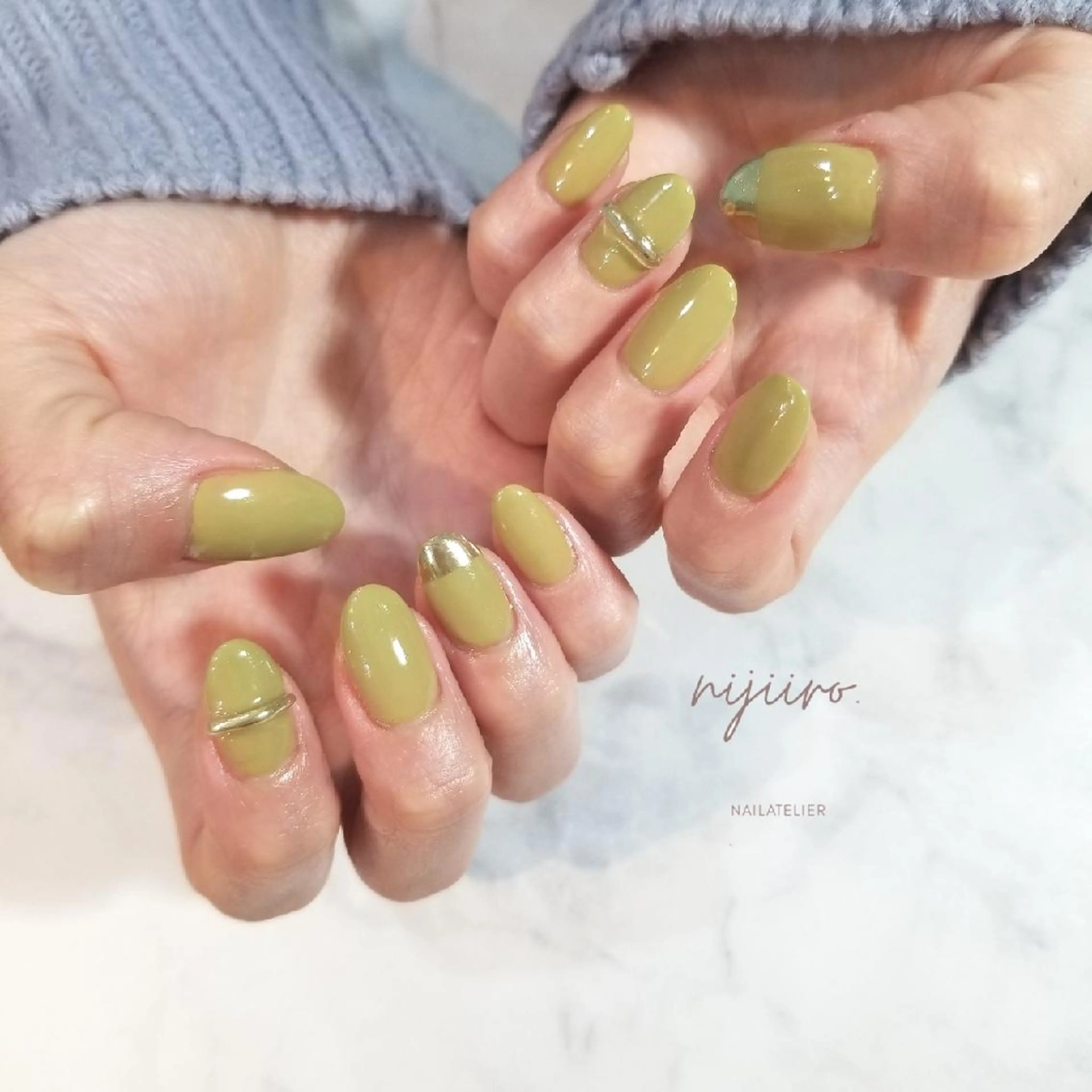 ネイル ハンドネイル nijiiro🌈 サトウのネイルデザイン