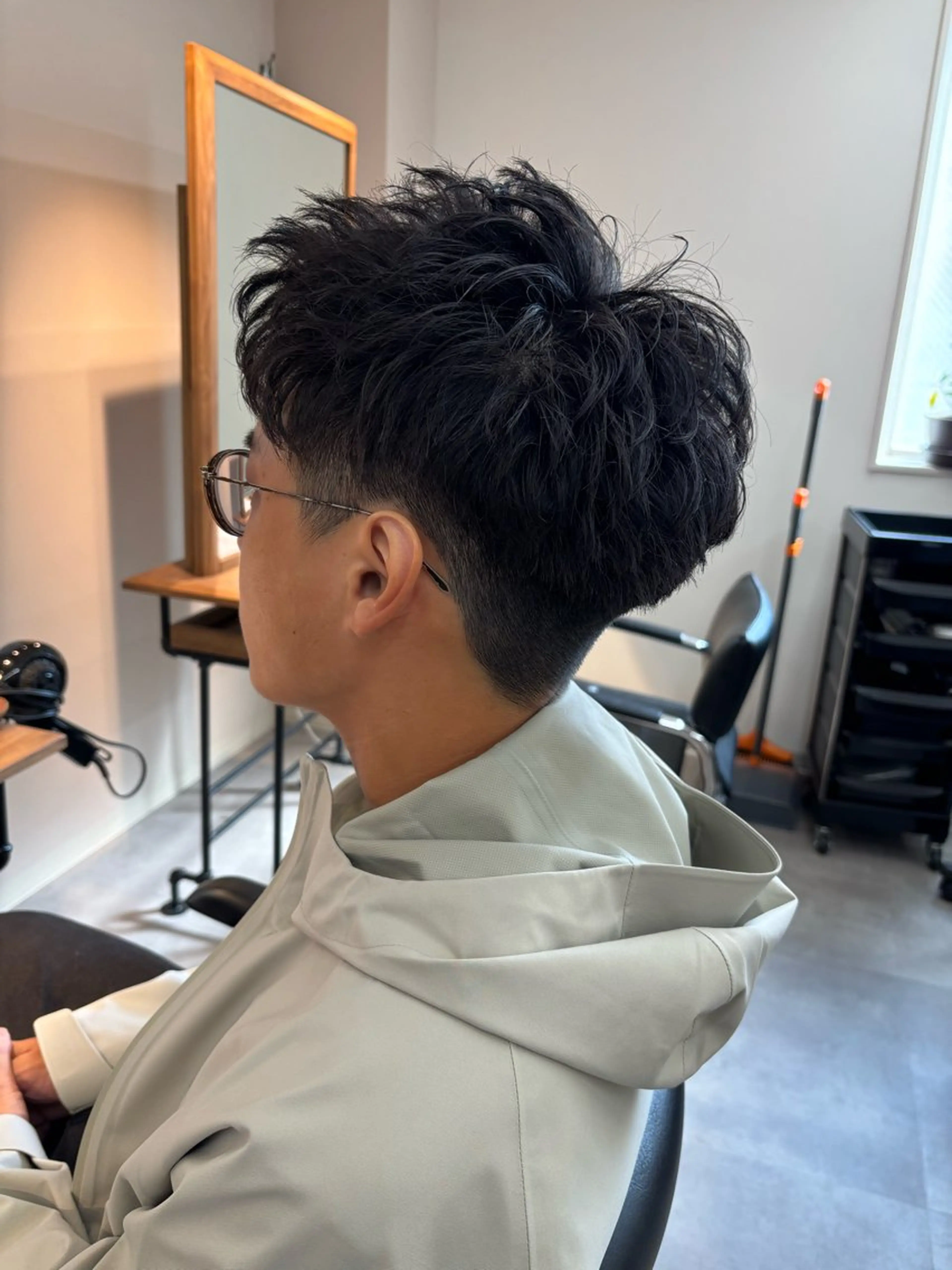 メンズ 刈り上げ カット 保立/フェザーパーマ /メンズカット千葉のヘアスタイル