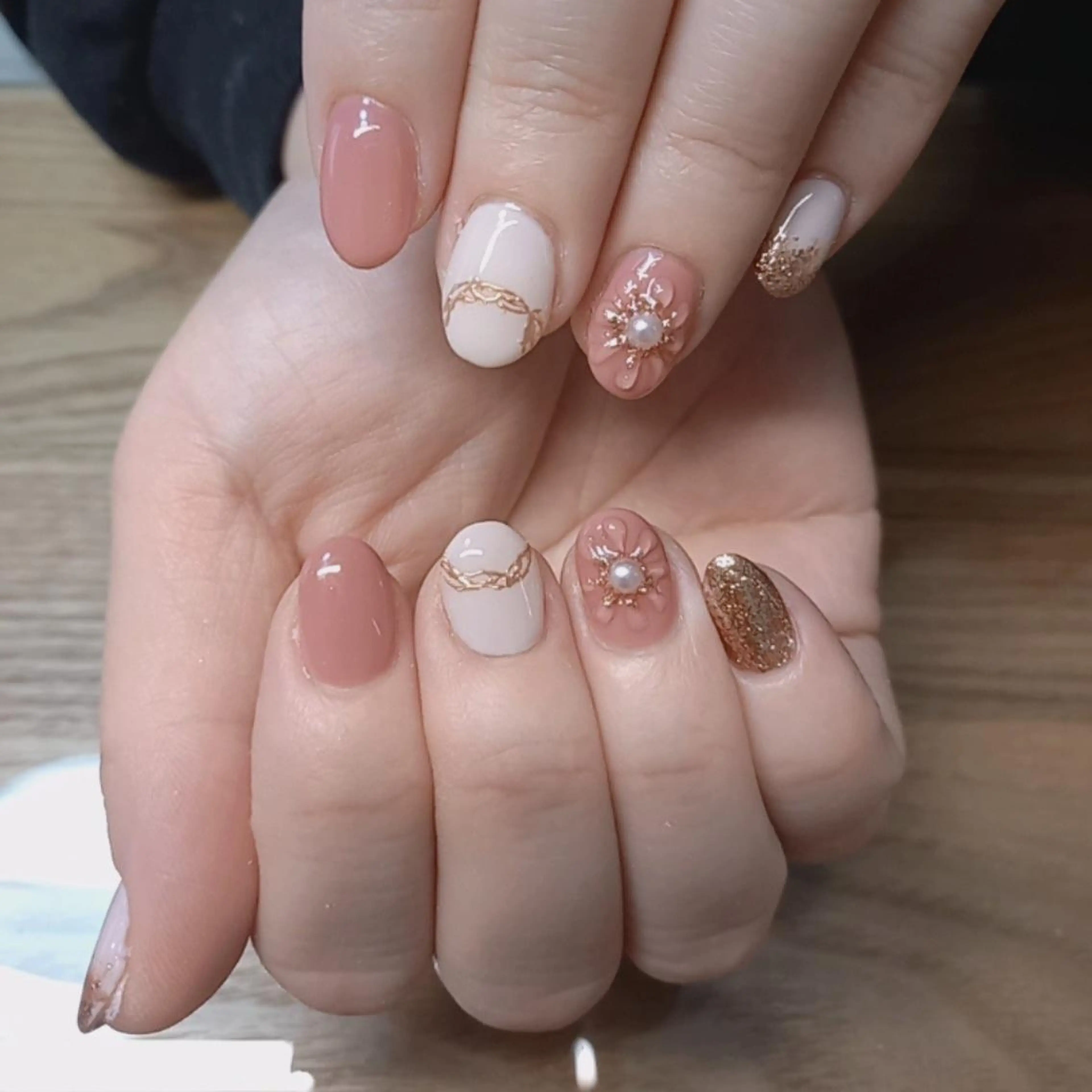 ネイル フットネイル グリーン オフィスネイル ワンカラーネイル 春ネイル Lily Blancheのその他イメージ