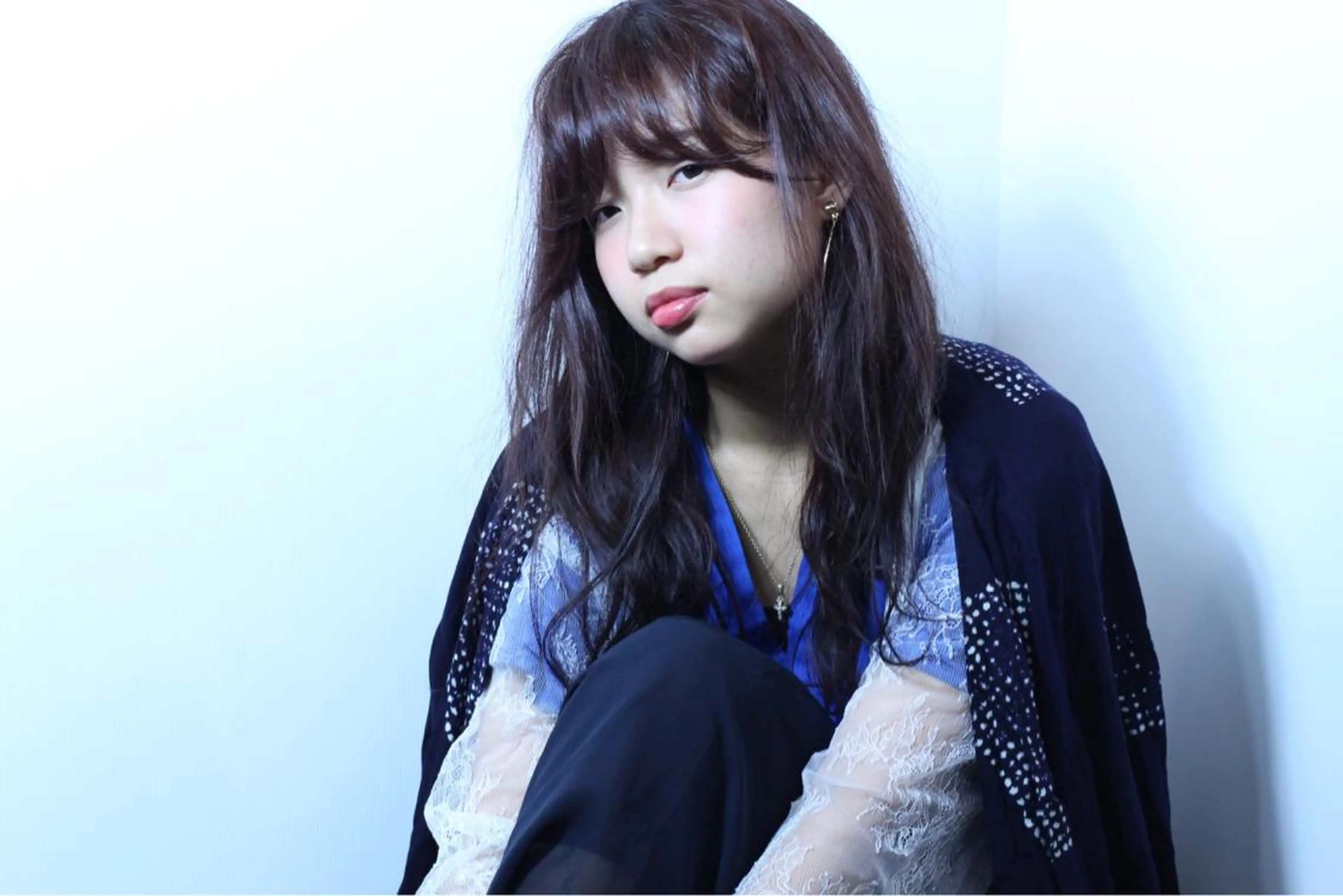 ロング カラー パーマ ヘアアレンジ 安達 俊亮のヘアスタイル