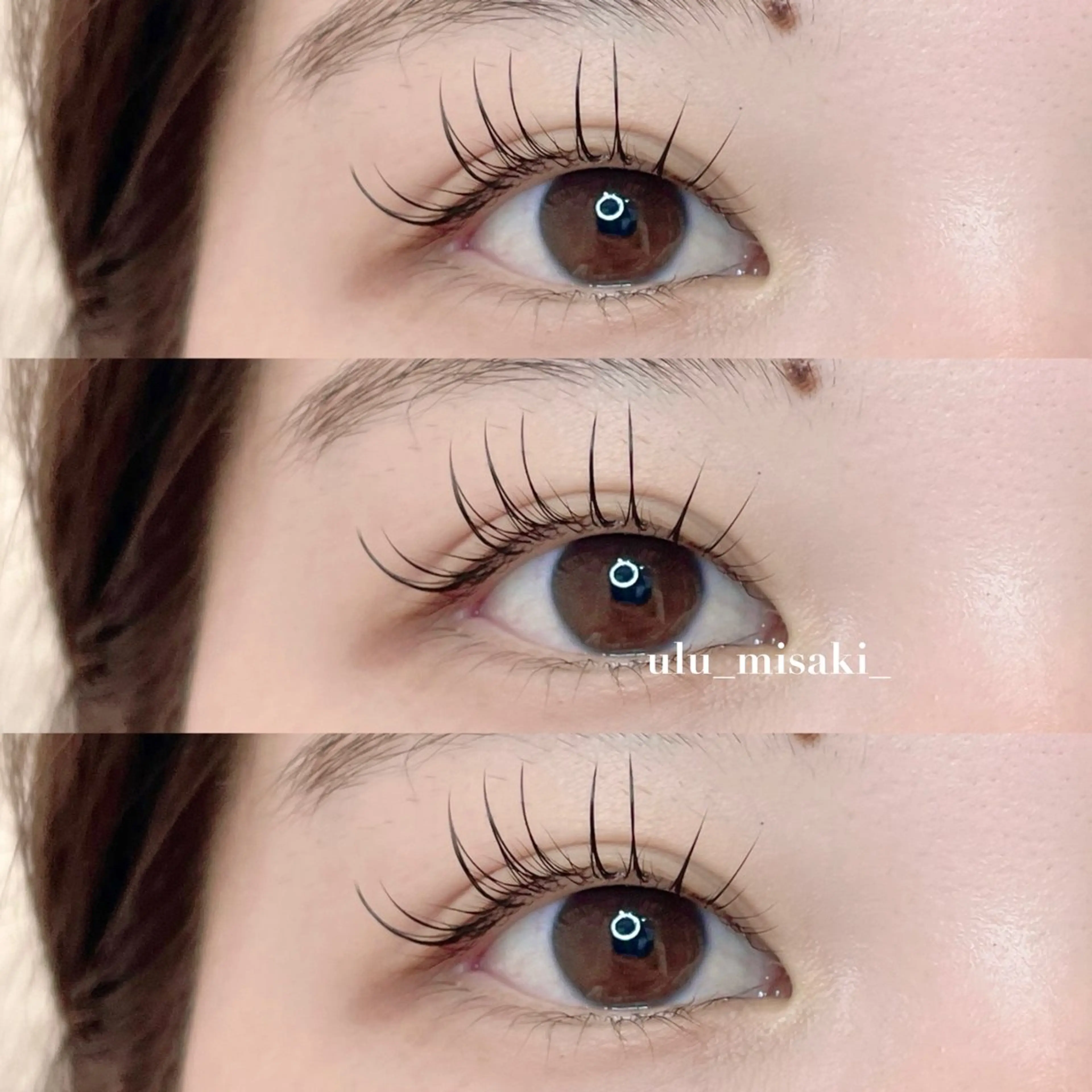 マツエク・マツパ フラットラッシュ パリジェンヌラッシュリフト ulu MISAKI /ﾊﾟﾘ/ﾏﾂｴｸのマツエク・マツパデザイン