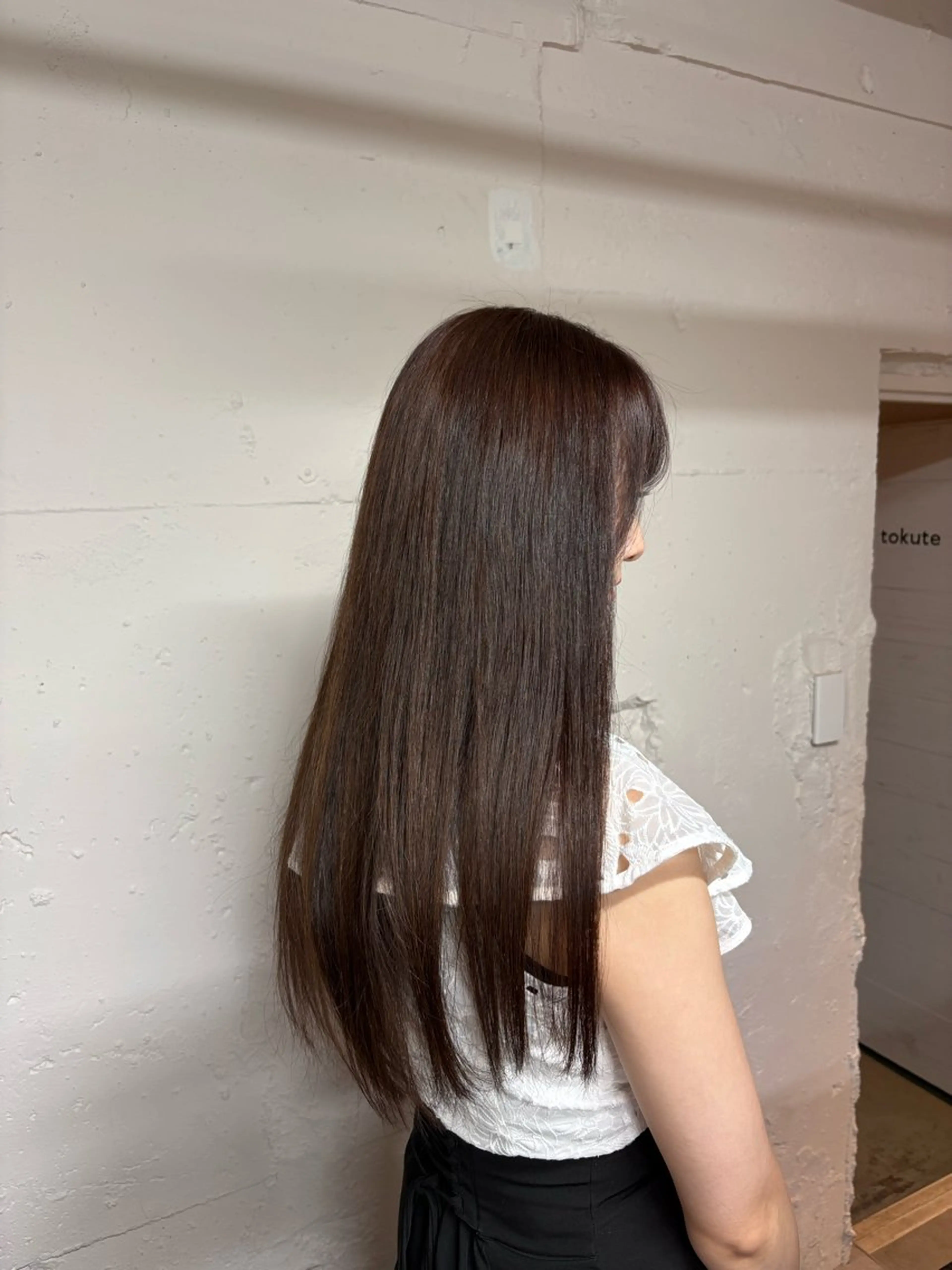 ロング ヘアカラー tokute 中野真咲🐺のヘアスタイル