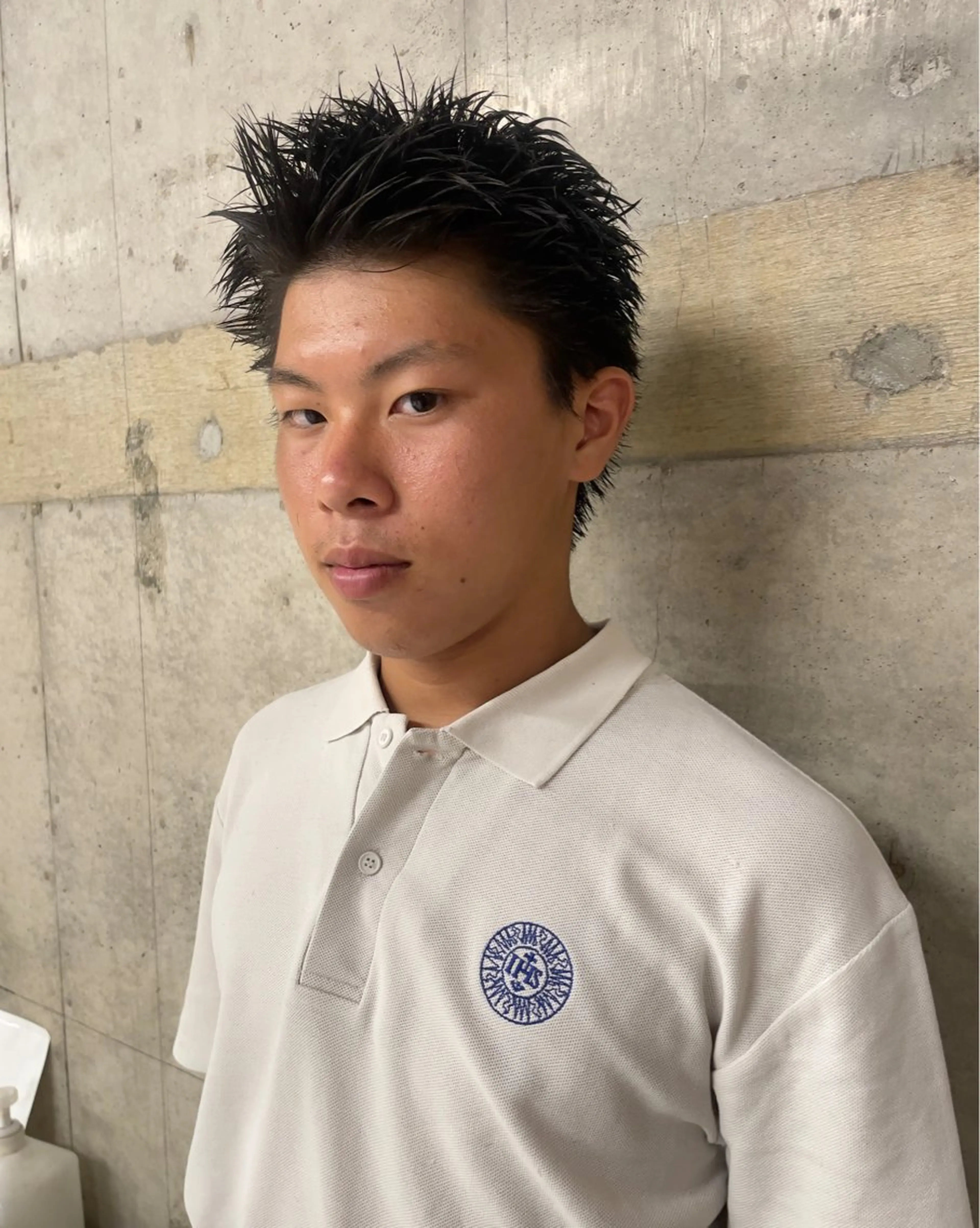 ショート パーマ/メンズ/ 鮫島竜海のヘアスタイル