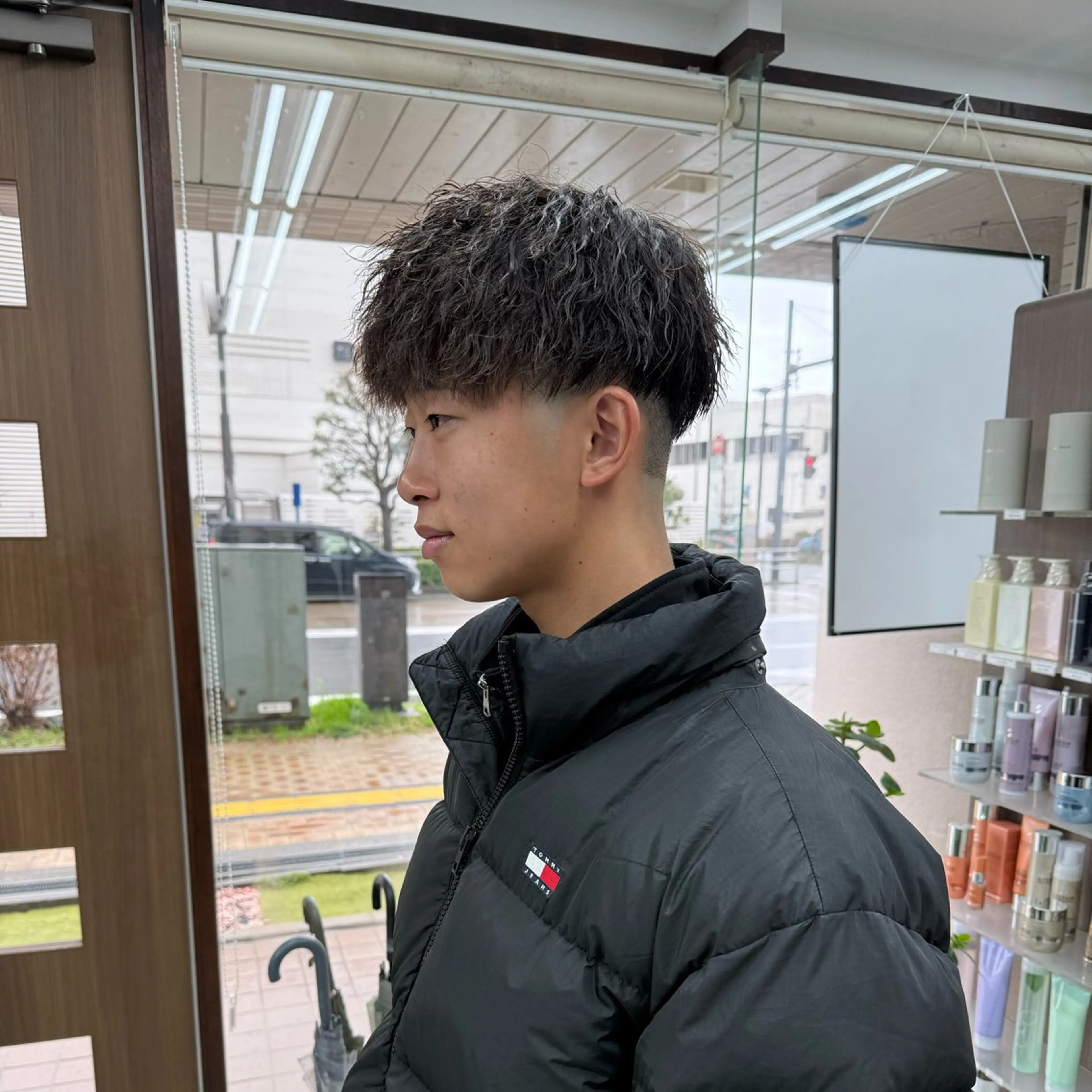 ショート パーマ メンズ メンズパーマ ツイストスパイラルパーマ スパイラルパーマ メンズパーマの達人 / タカシマダイスケのヘアスタイル