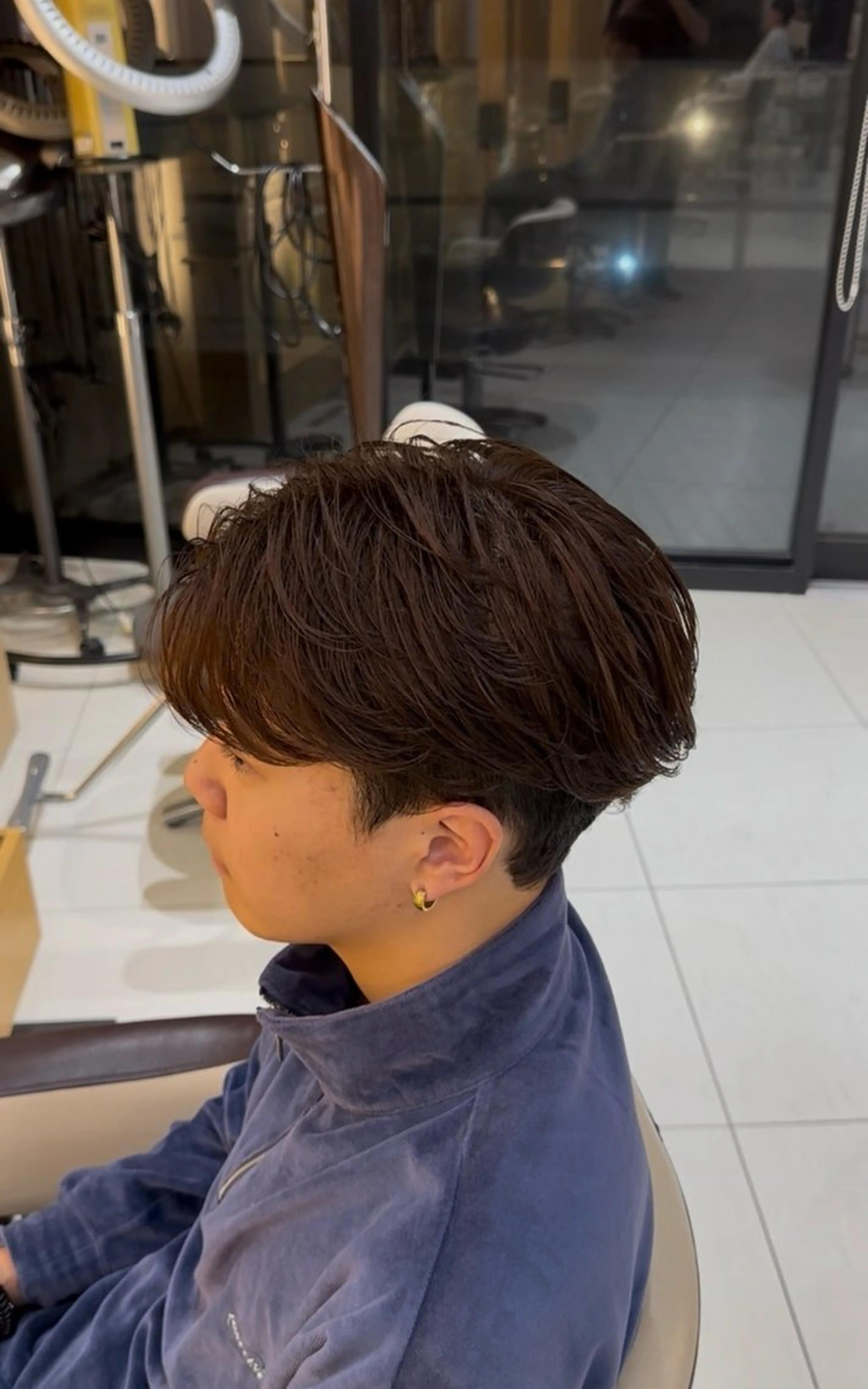 メンズ センターパート カット 花澤 孝太/メンズヘアのヘアスタイル