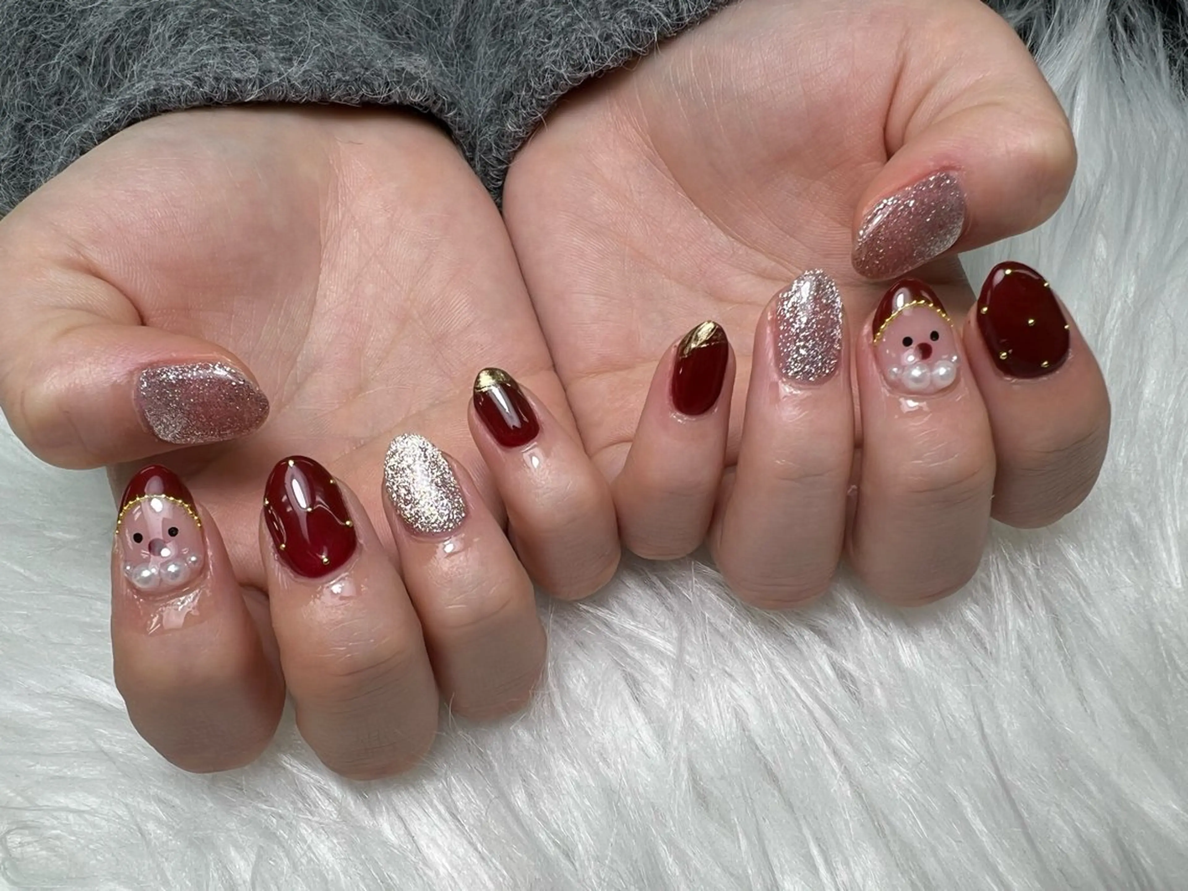 ネイル ハンドネイル Mana‪ ‪·͜· ❤︎‬のネイルデザイン