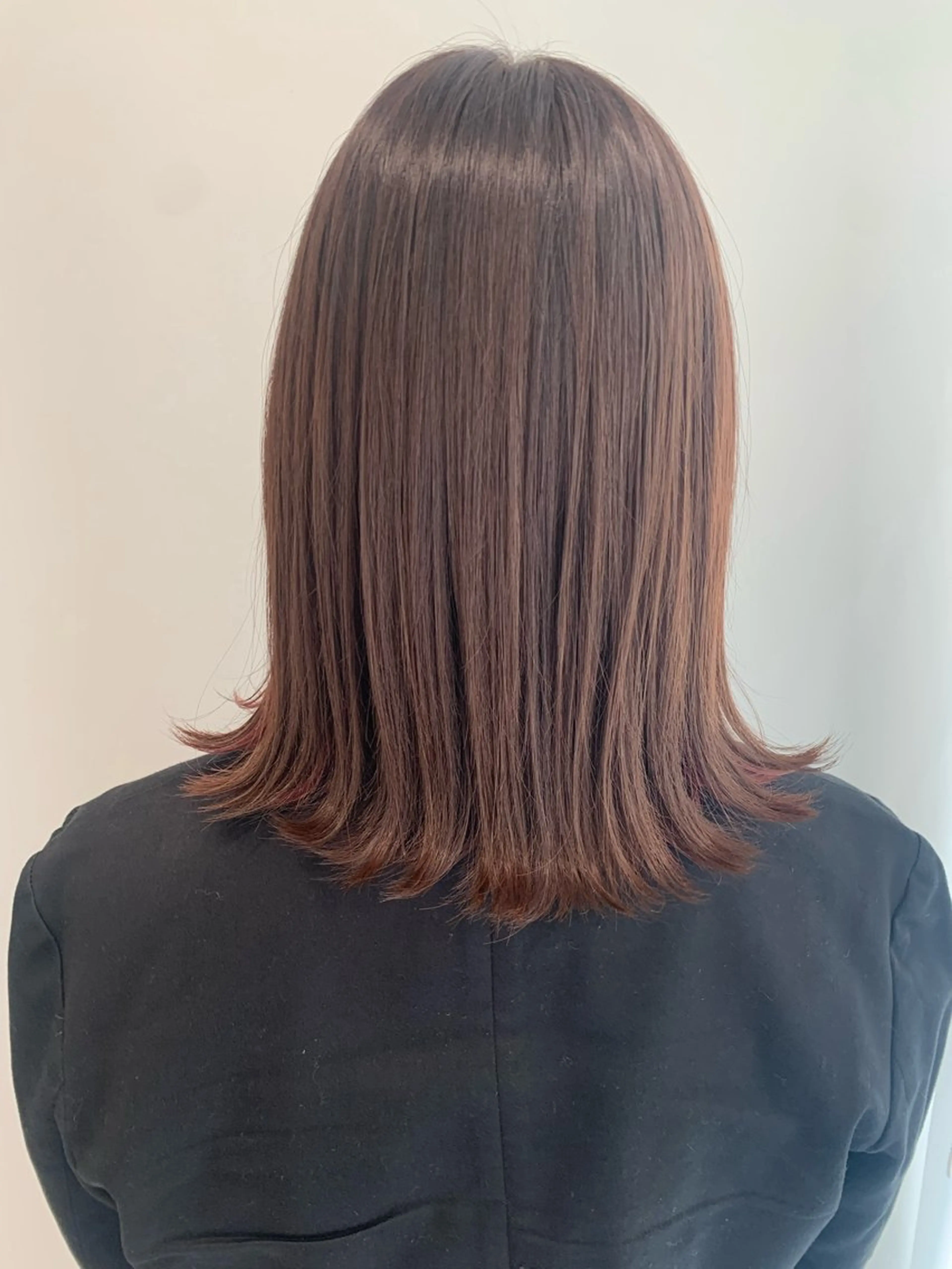 ミディアム カラー カット ヘアカラー トリートメント 松浦ゆずき 韓国/ 診断/ダウンパーマのヘアスタイル