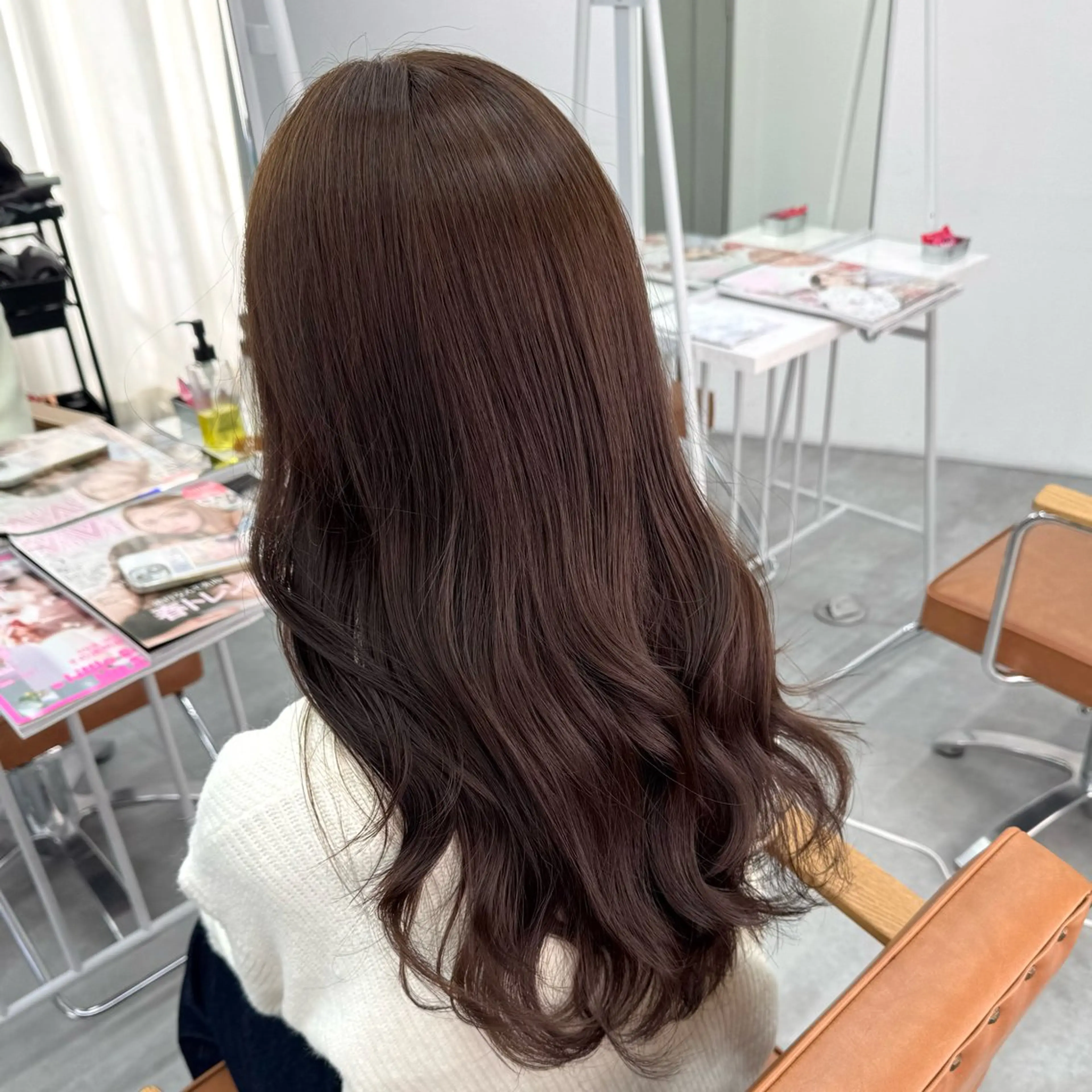 ロング カラー ヘアアレンジ ヘアカラー ブリーチなしカラー /新百合ヶ丘/安形翔のヘアスタイル