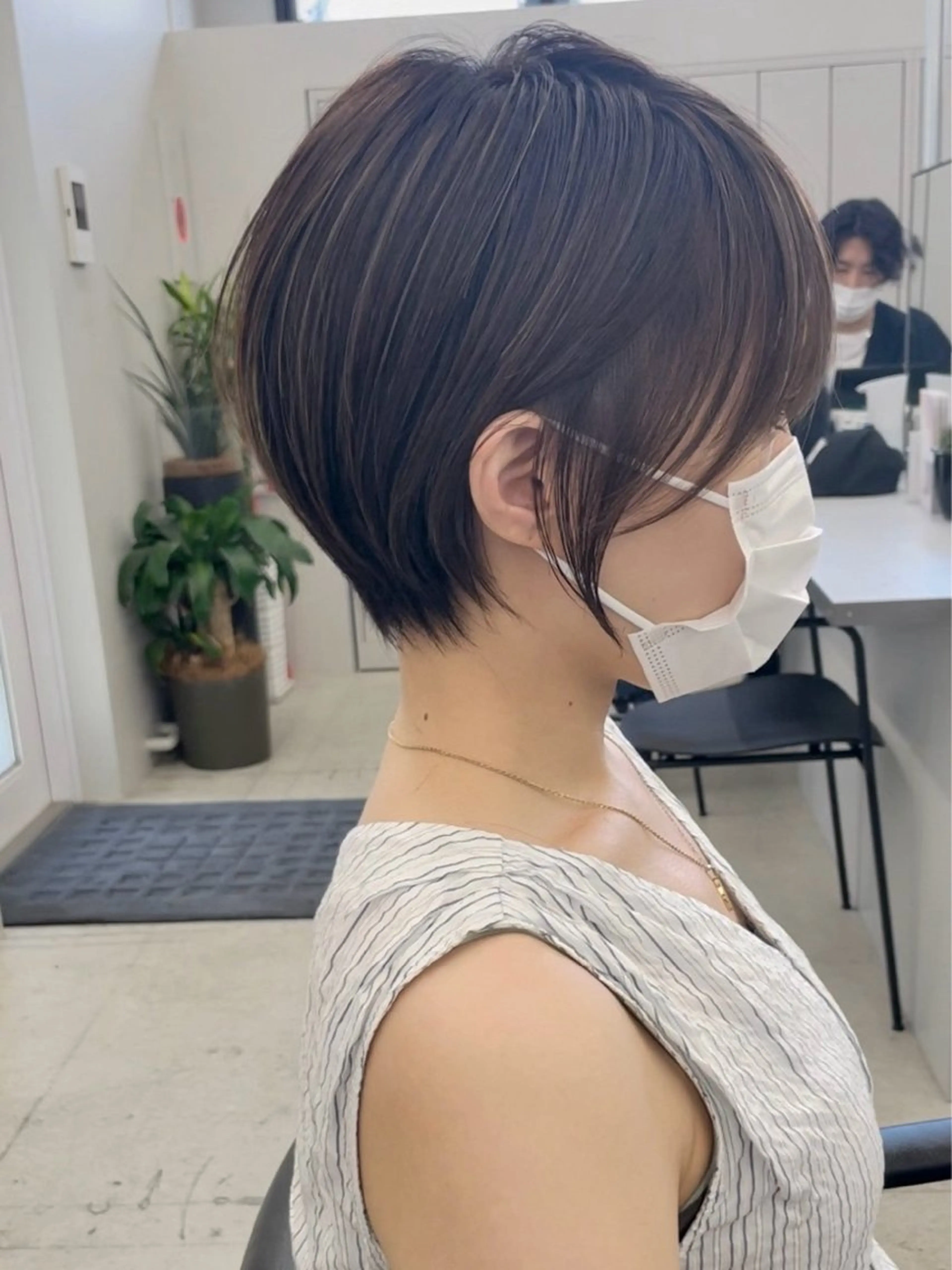 ショート カラー カット ヘアカラー ハイライトNo.1☆ ゆうのヘアスタイル