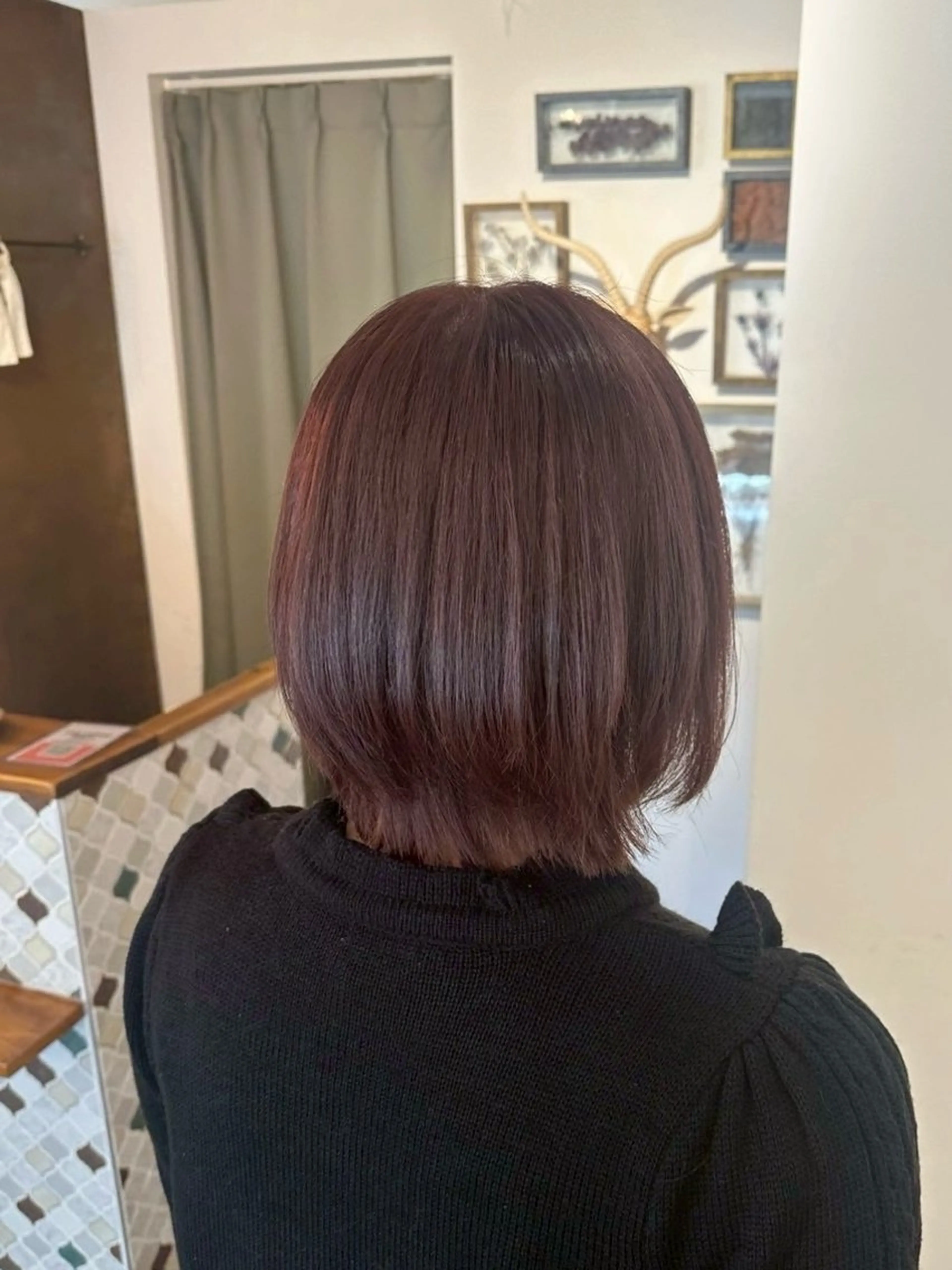 ショート カラー ブリーチ 透明感カラー ダブルカラー ブリーチなしカラー カット ヘアカラー パーマ/ボブ/レイ ヤー💫SUZUKAのヘアスタイル