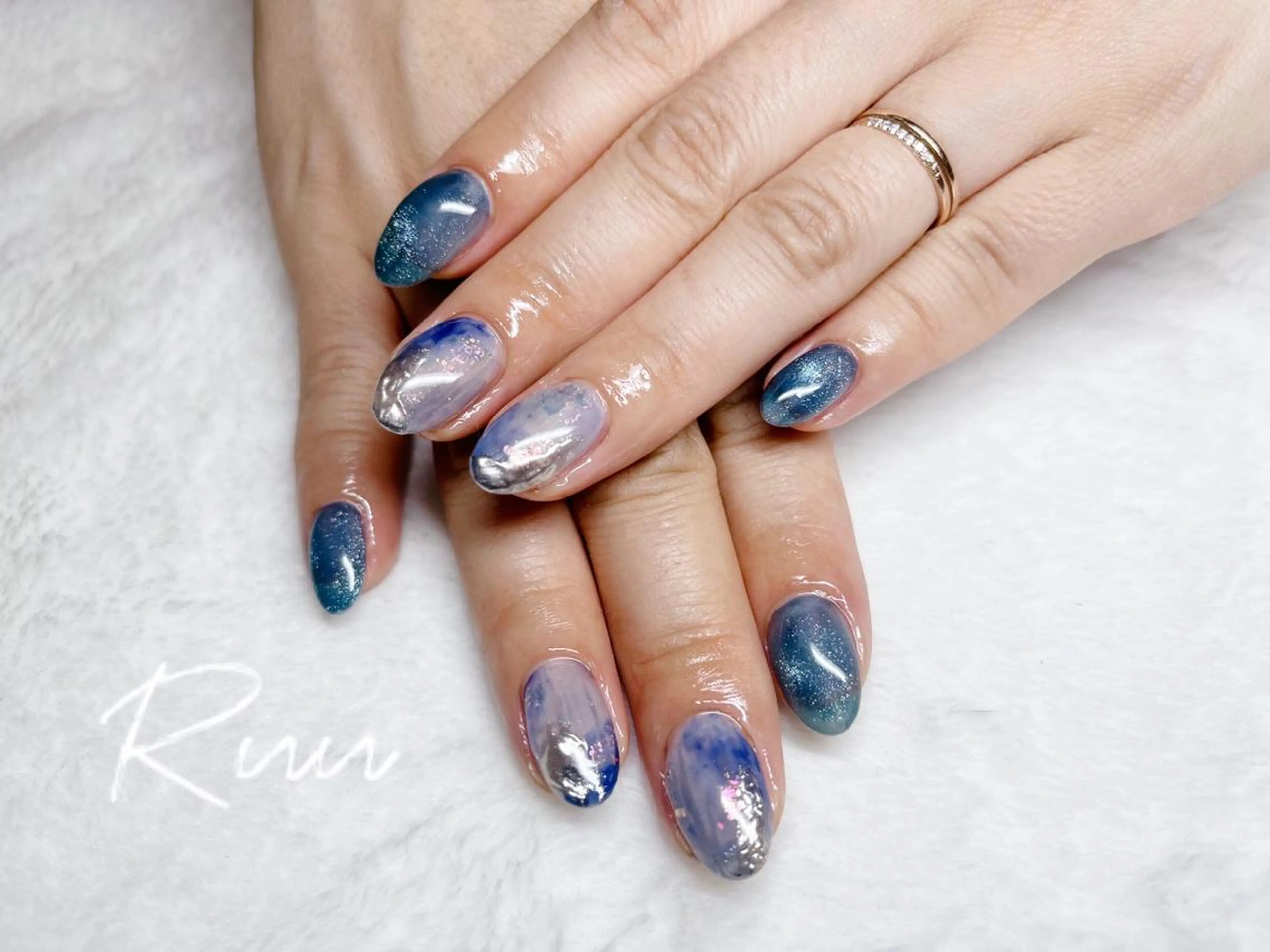 ネイル アートネイル フットネイル フレンチネイル キラキラネイル 韓国ネイル Nail salon Ruuのネイルデザイン